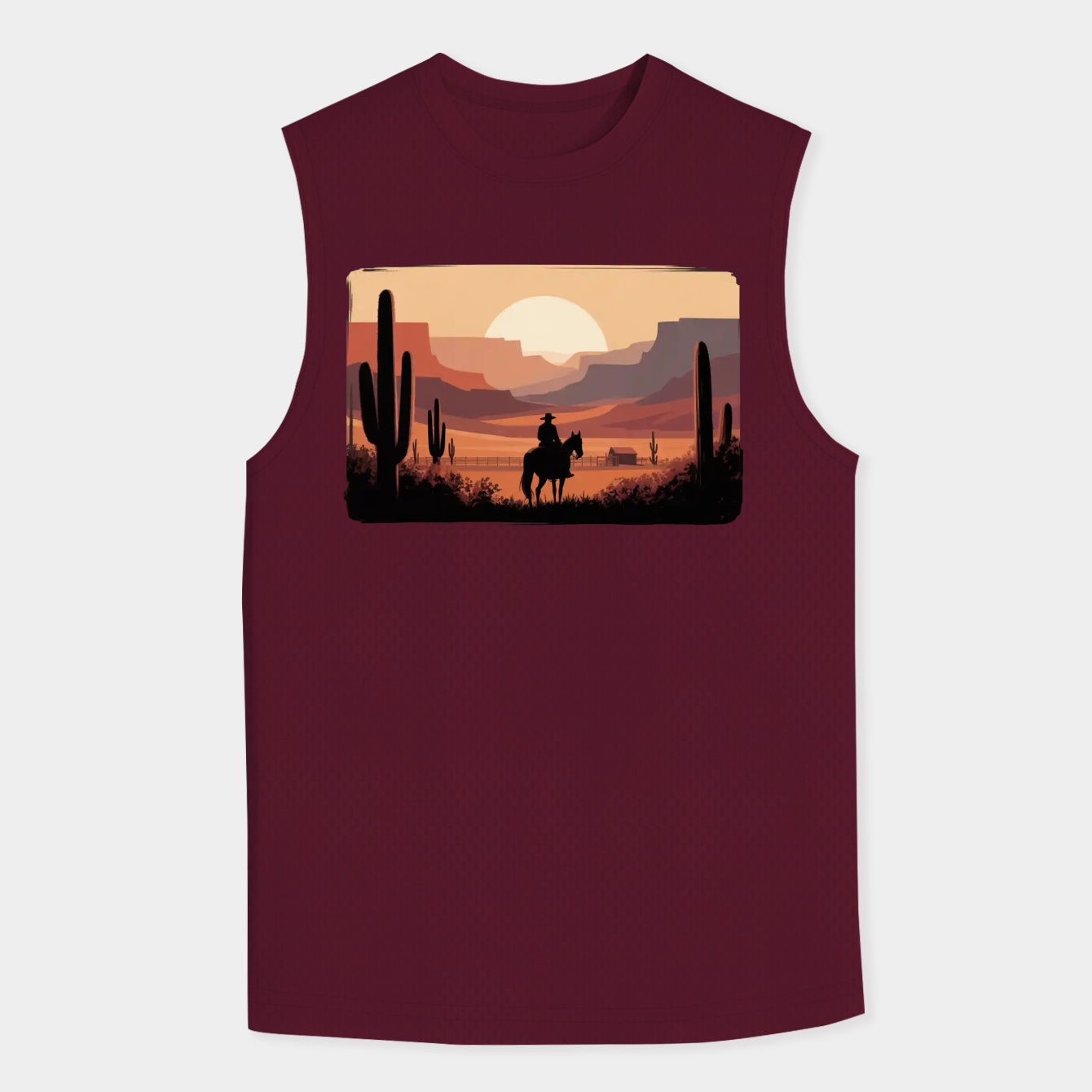 Cowboy Men's Tank Top