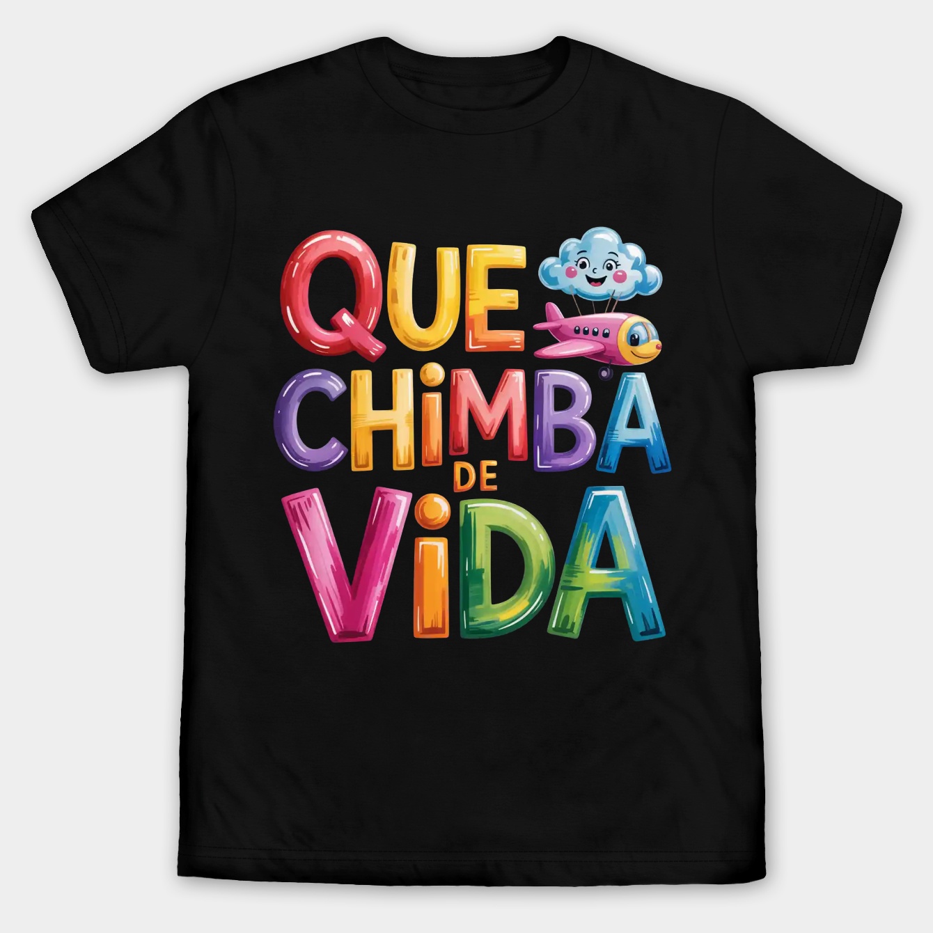 Que chimba de vida Men's Big & Tall T-shirt