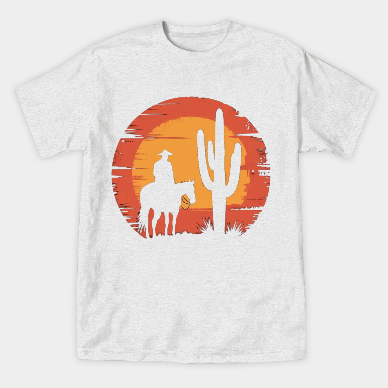 Western Sunset Women's Athletic Performance T-Shirt