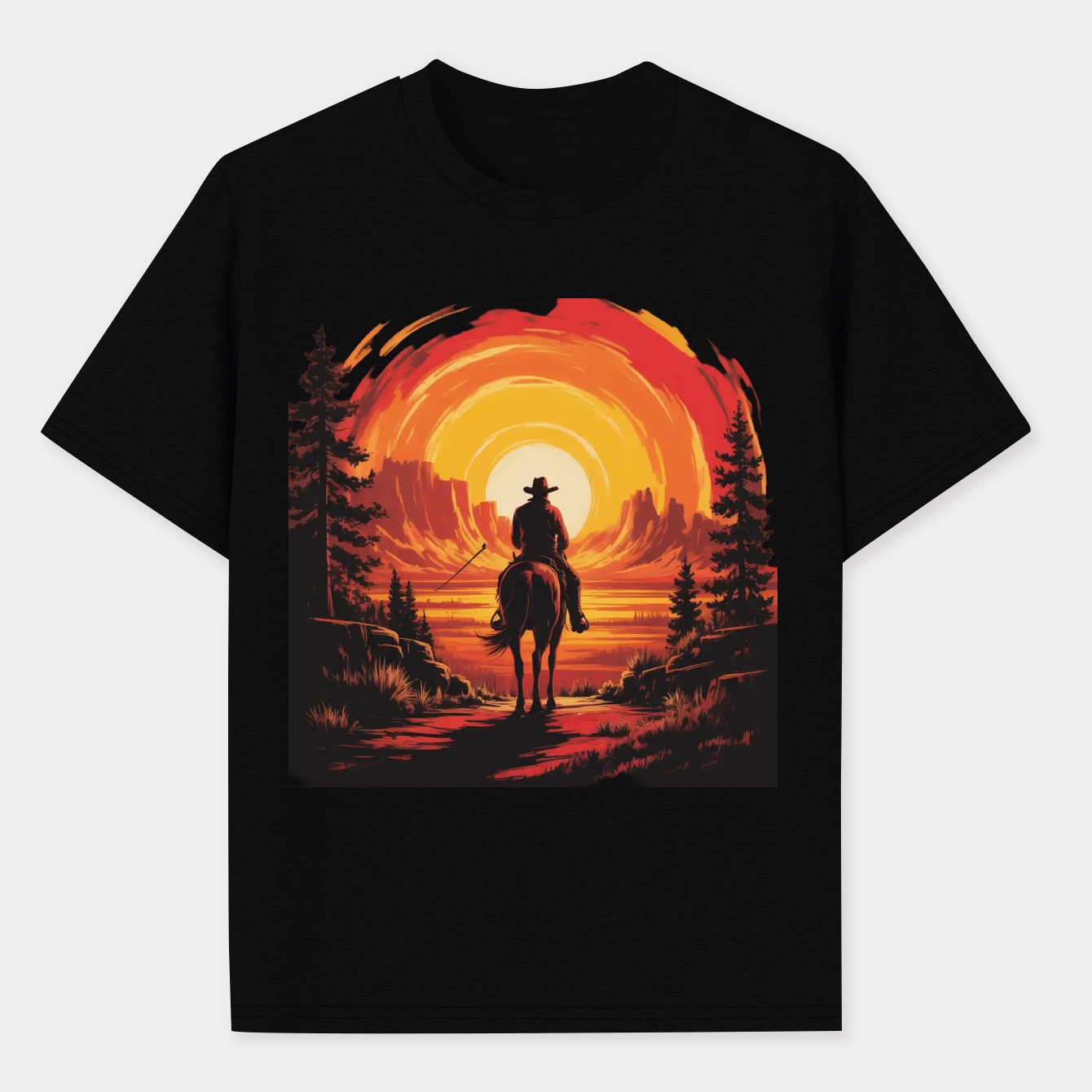 Cowboy Men's Performance Athletic T-Shirt