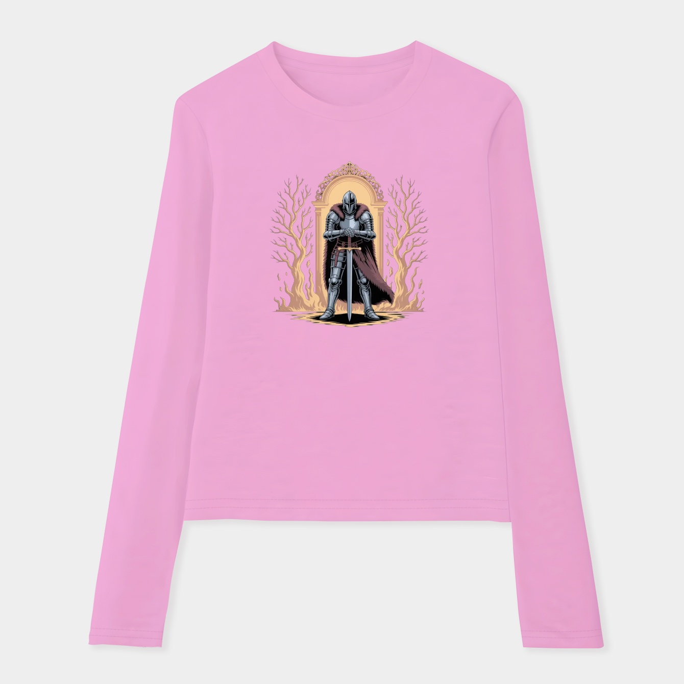 elden ring golden knight design Women's Soft Long Sleeve T-Shirt