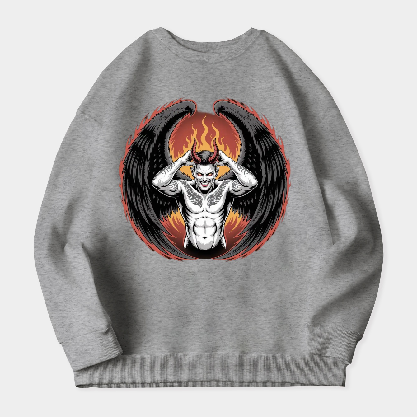 The Devil Wears Hooker Boots Women's Crewneck Sweatshirt