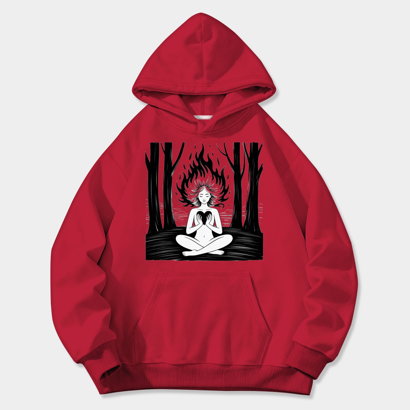 Flame Princess Women's Plus Size Hoodie