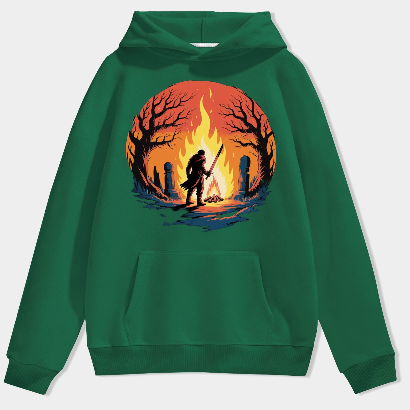elden ring firelit forest Men's Hoodie