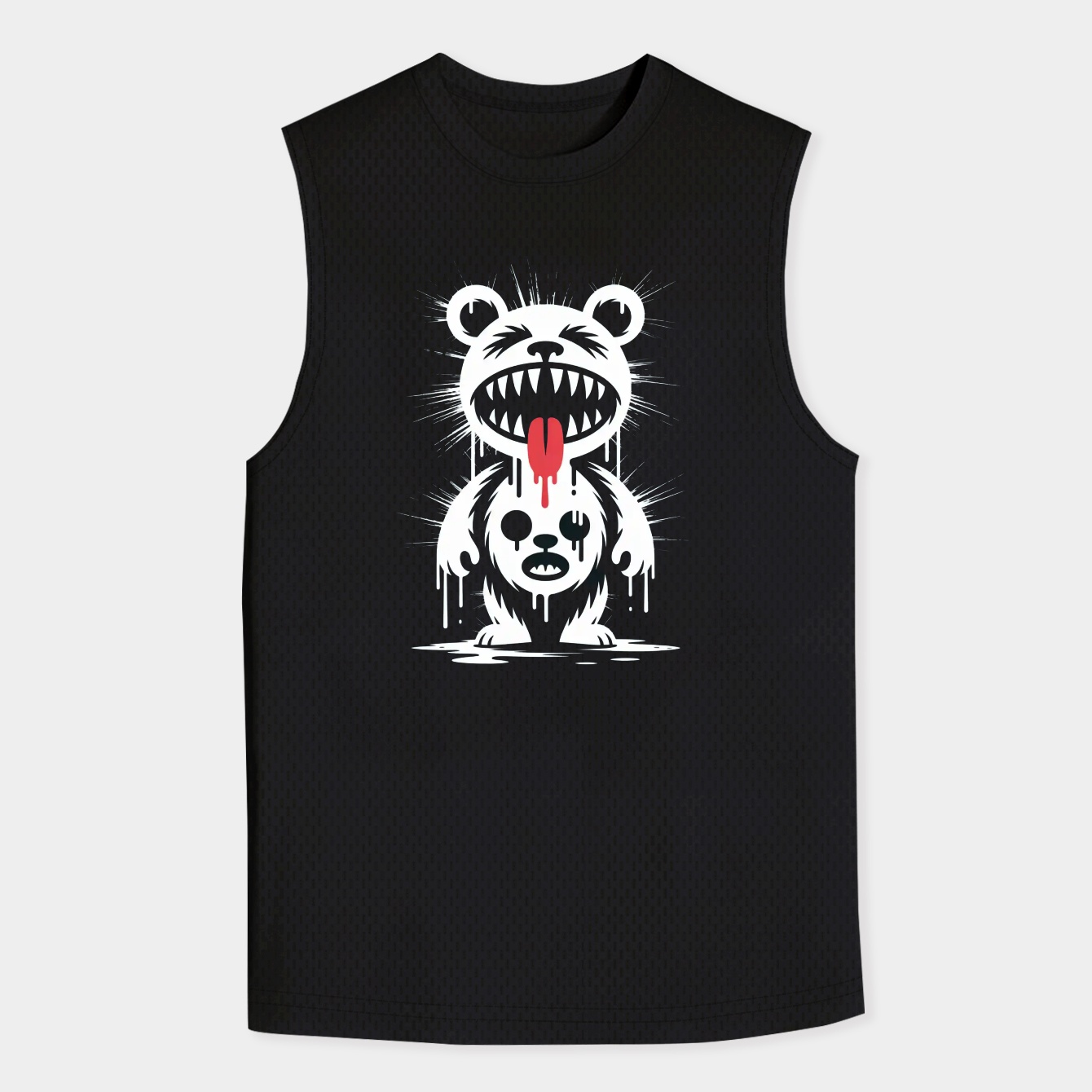 Painted Monokuma Men's Big & Tall Tank Top