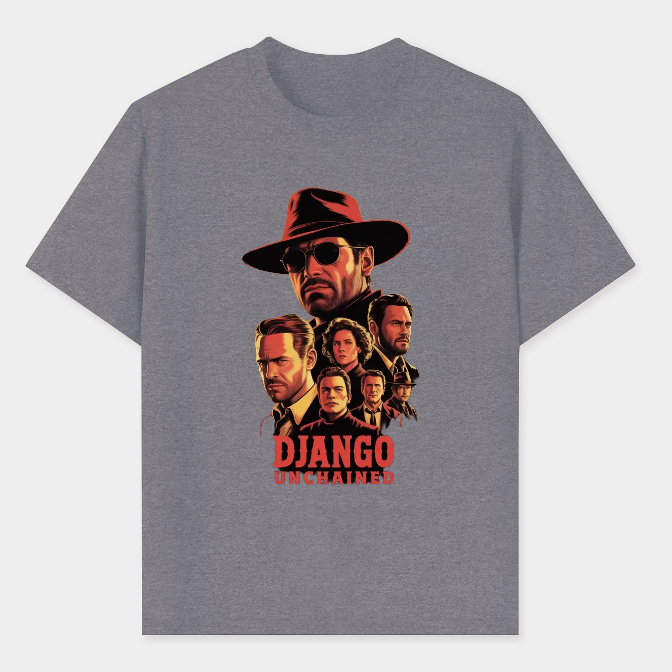 Red Dead Django Unchained Men's T-Shirt