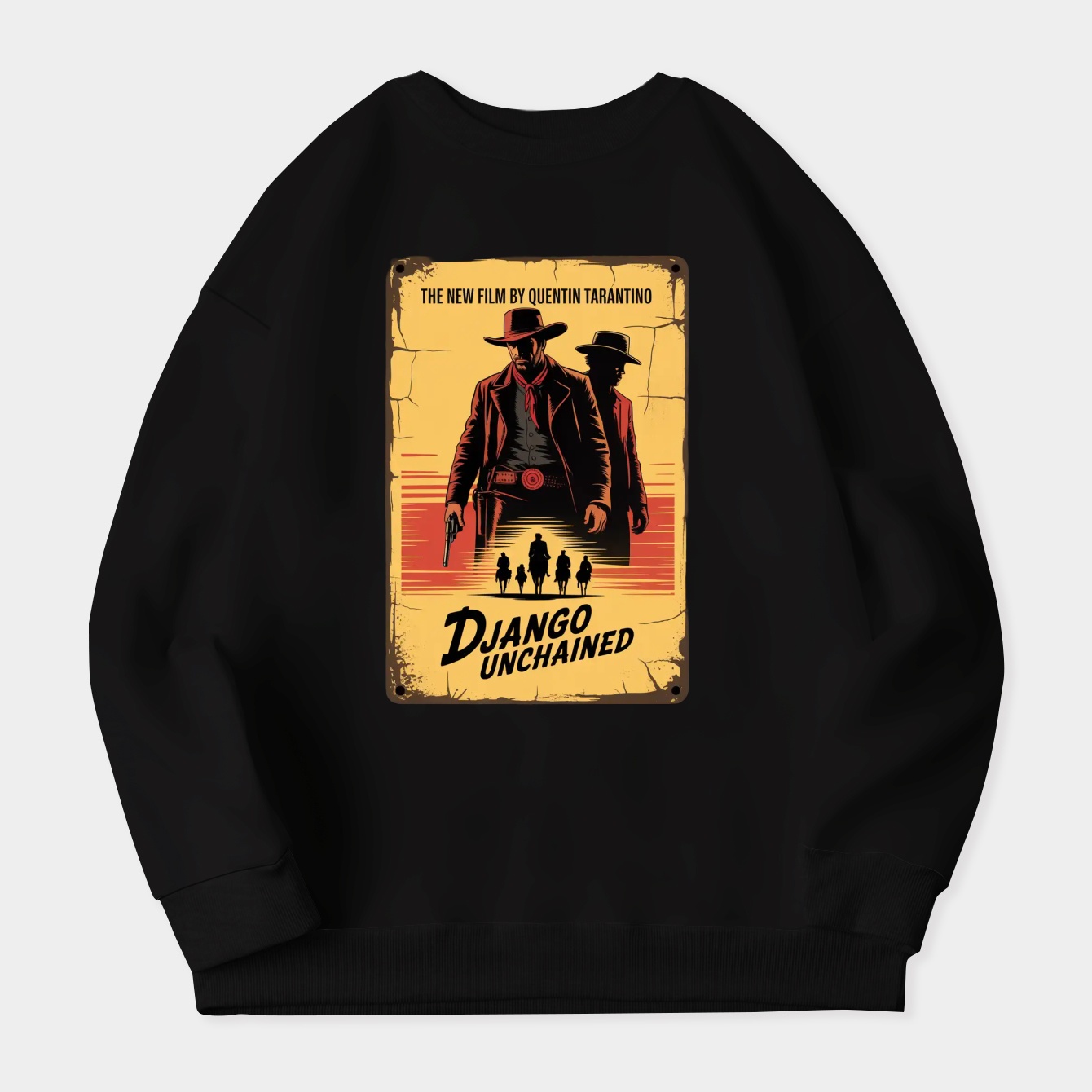 Django Unchained - Poster E Women's Crewneck Sweatshirt