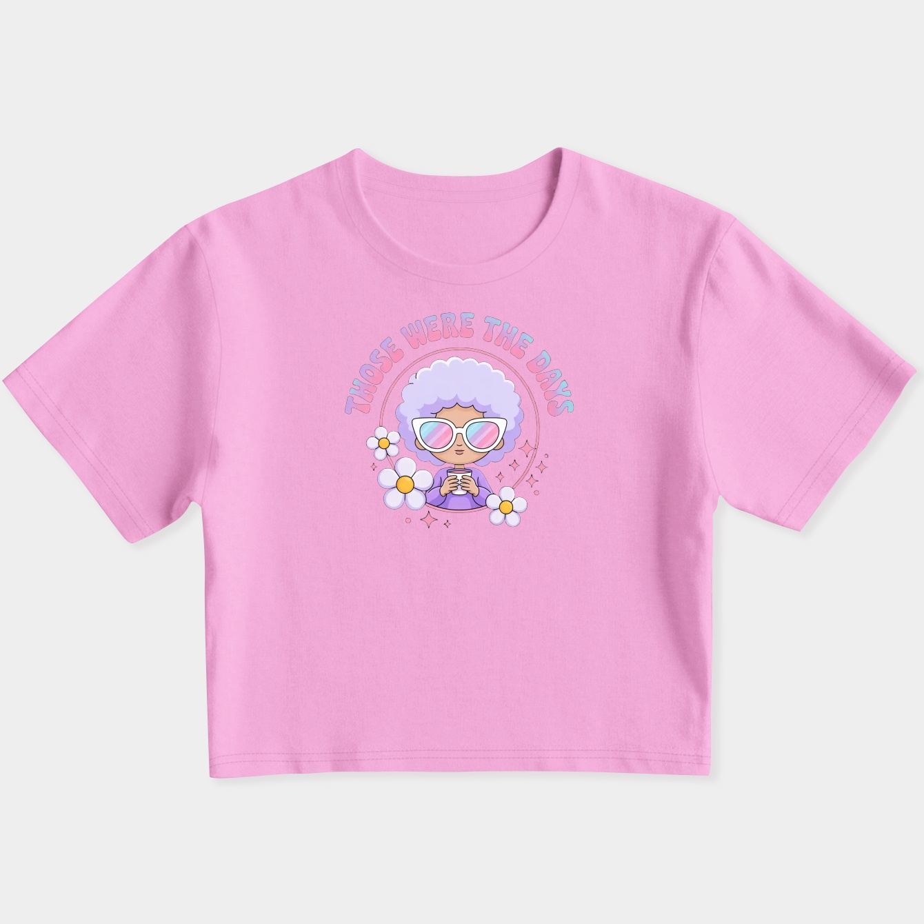 Pixar Inside Out 2 Nostalgia Women's Slim Fit Baby Tee