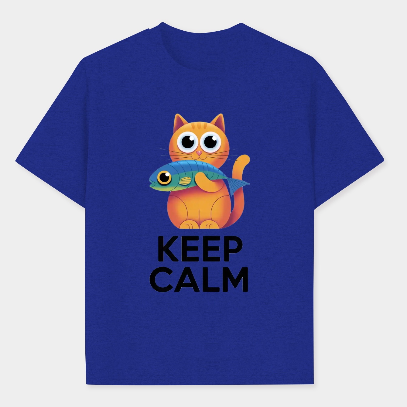 Keep calm poster Men's Performance Athletic T-Shirt