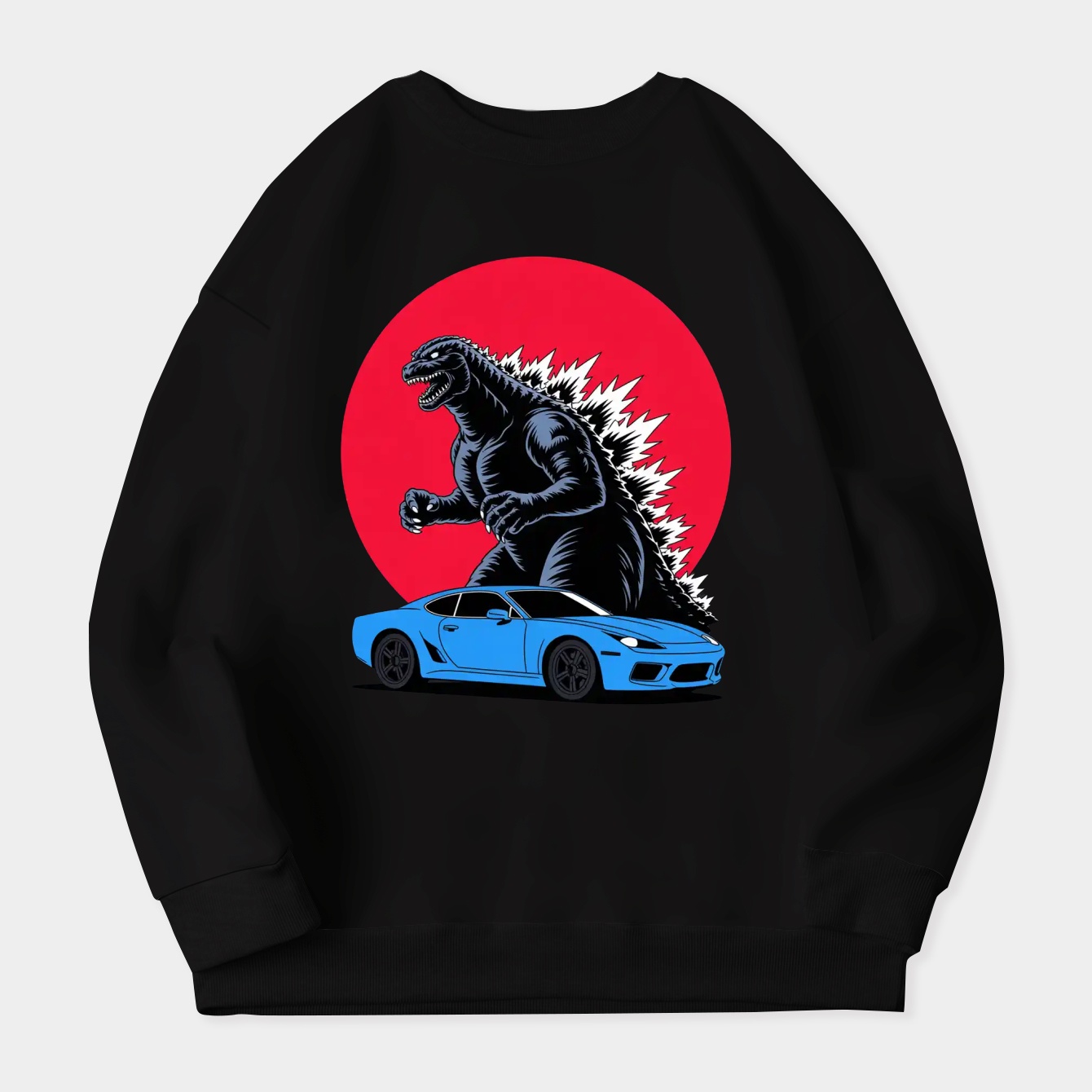 Godzilla Skyline Women's Plus Size Sweatshirt