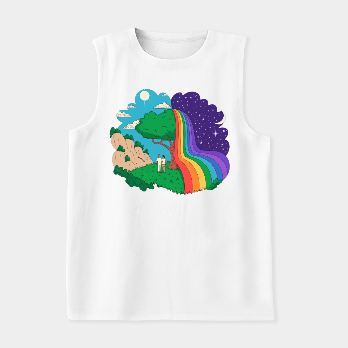 Big Lez Show Landscape Women's Soft Tank Top