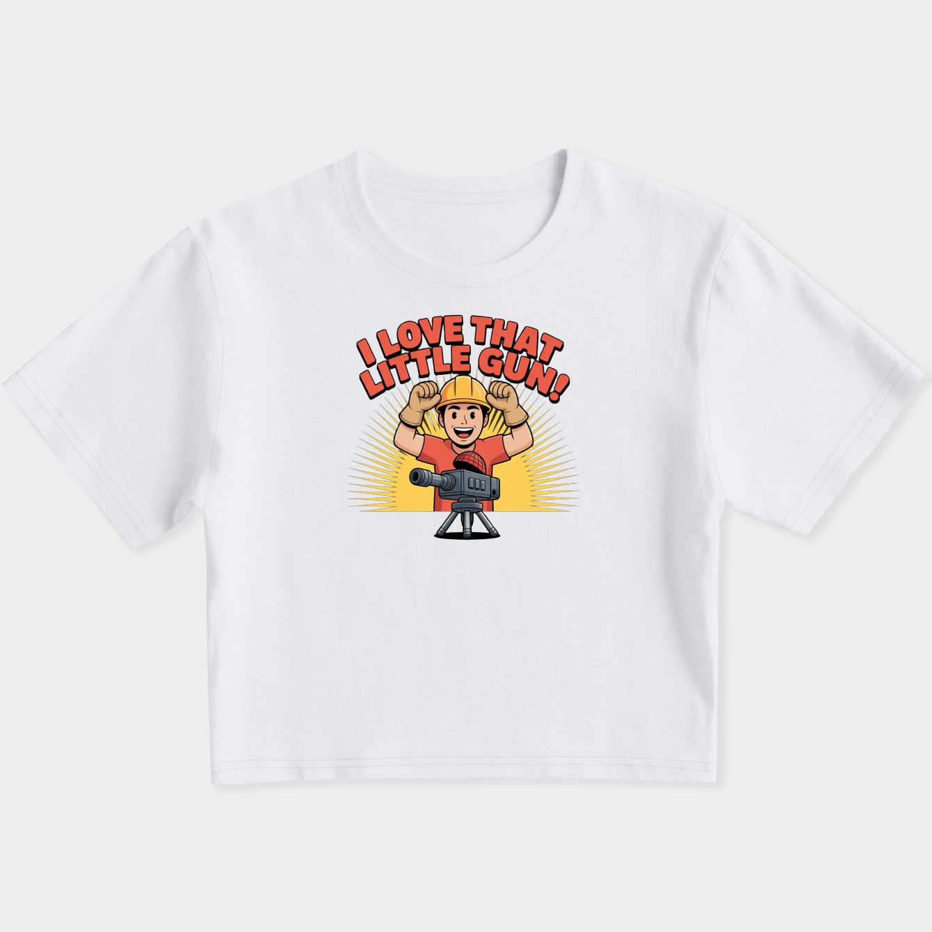 Tf2 Engineer Mini Sentry Essential Women's Slim Fit Baby Tee