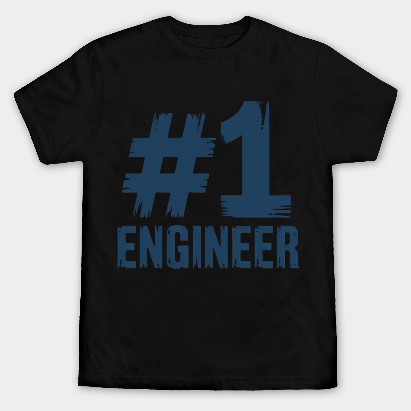 Engineer Design (BLU) Men's Big & Tall T-shirt