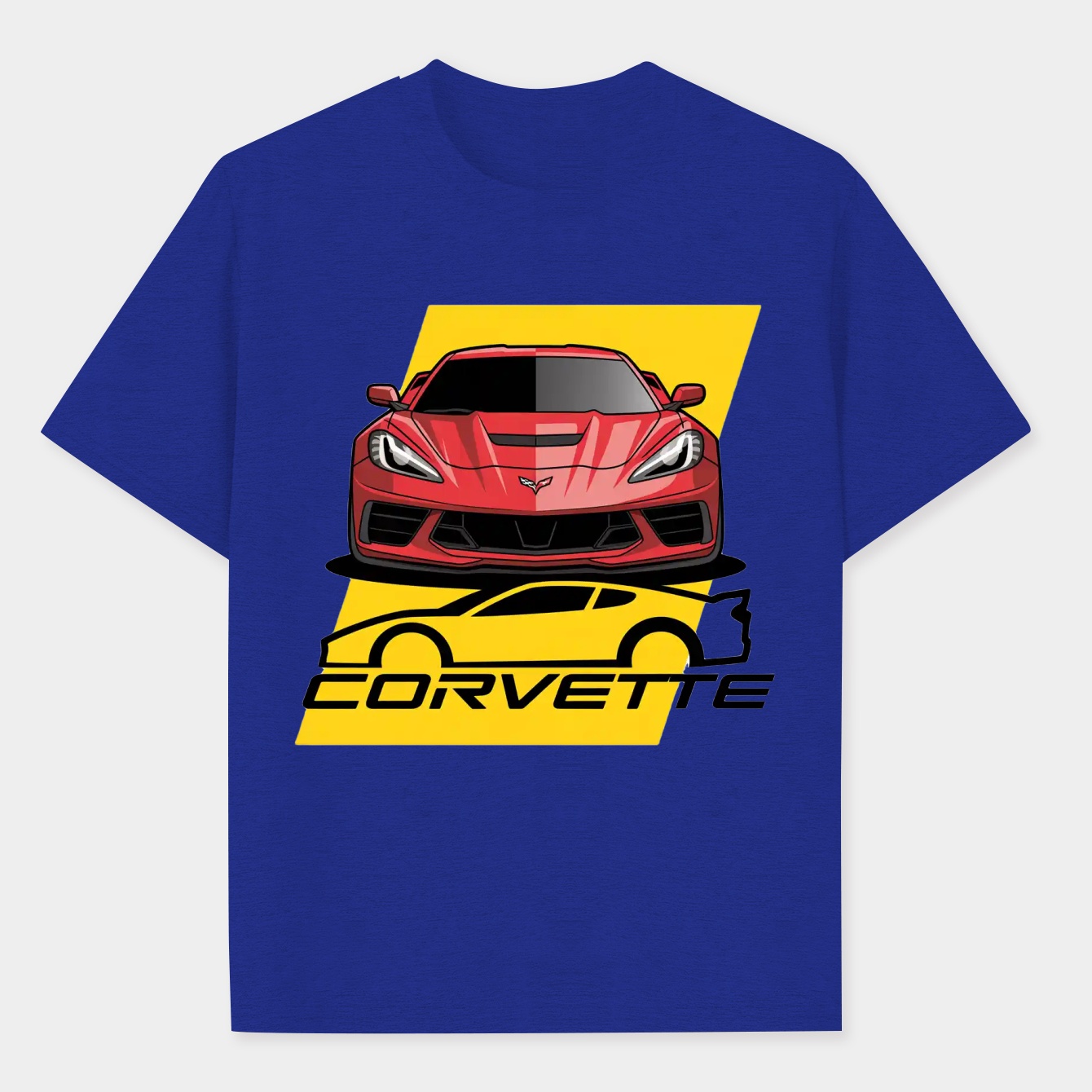 New Corvette C8 Men's Performance Athletic T-Shirt