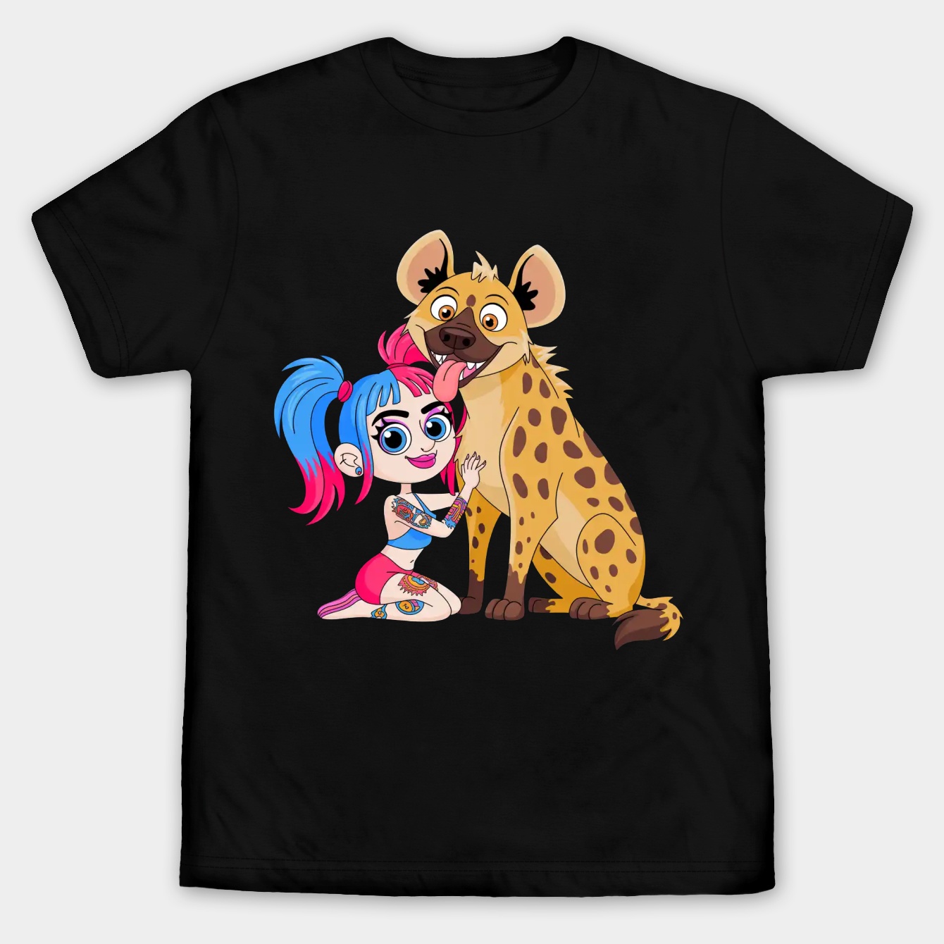 harley and hyena Men's Big & Tall T-shirt