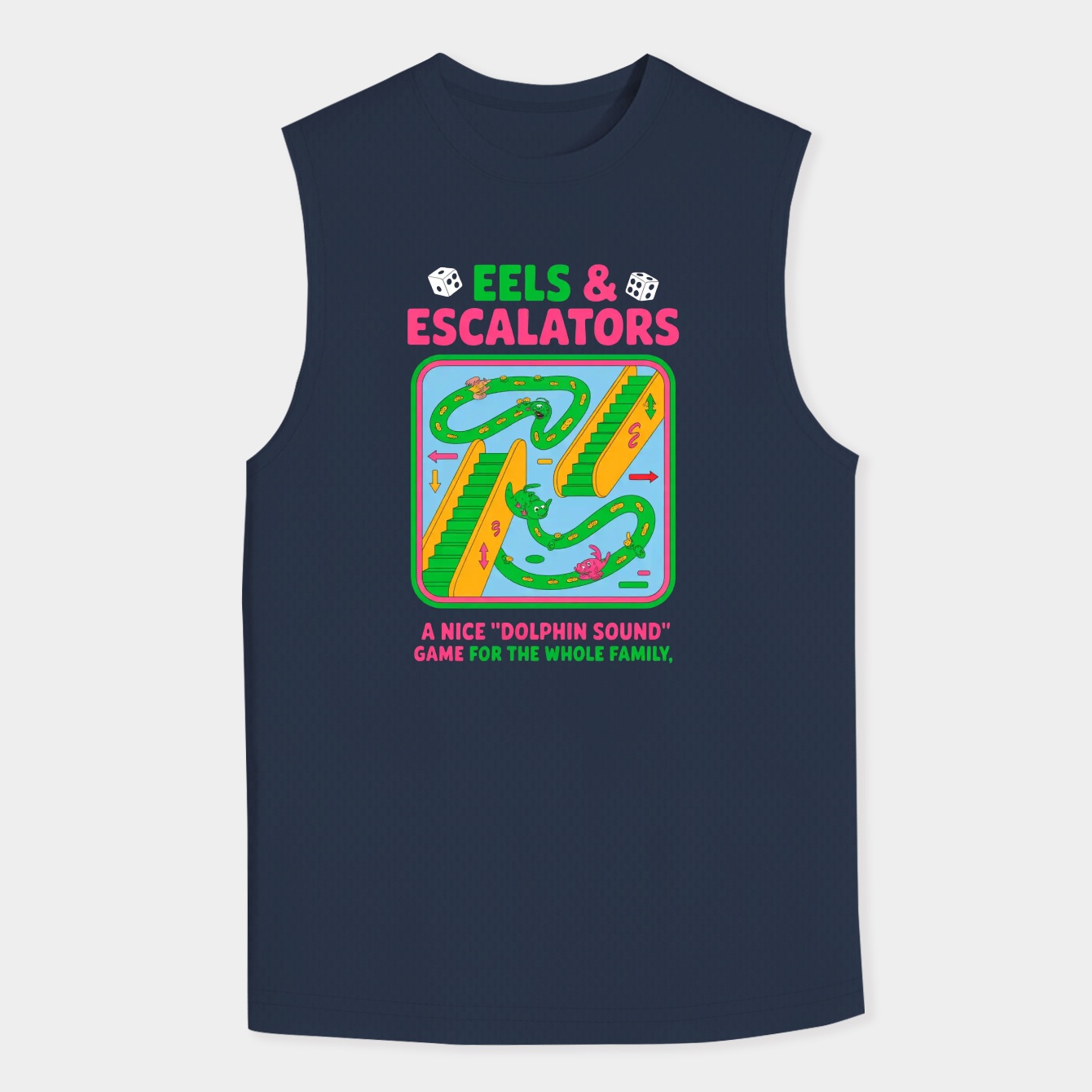 Eels and Escalators Game Men's Tank Top