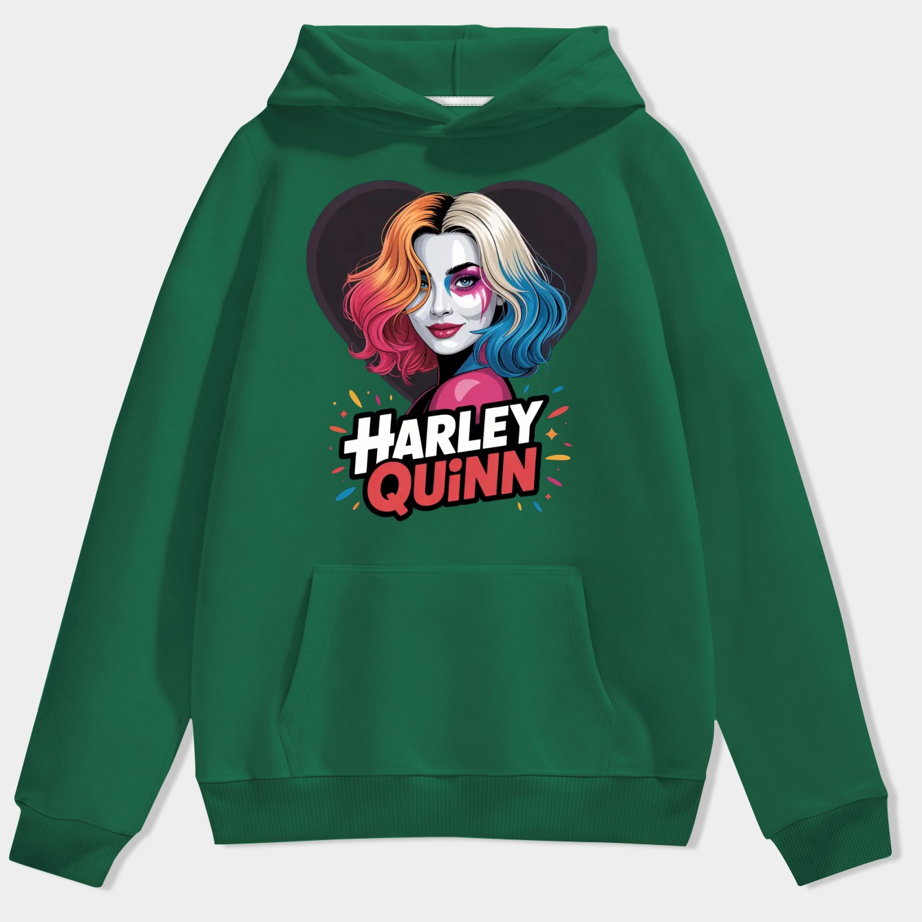 Harley Quinn Design for Super Fans Men's Hoodie