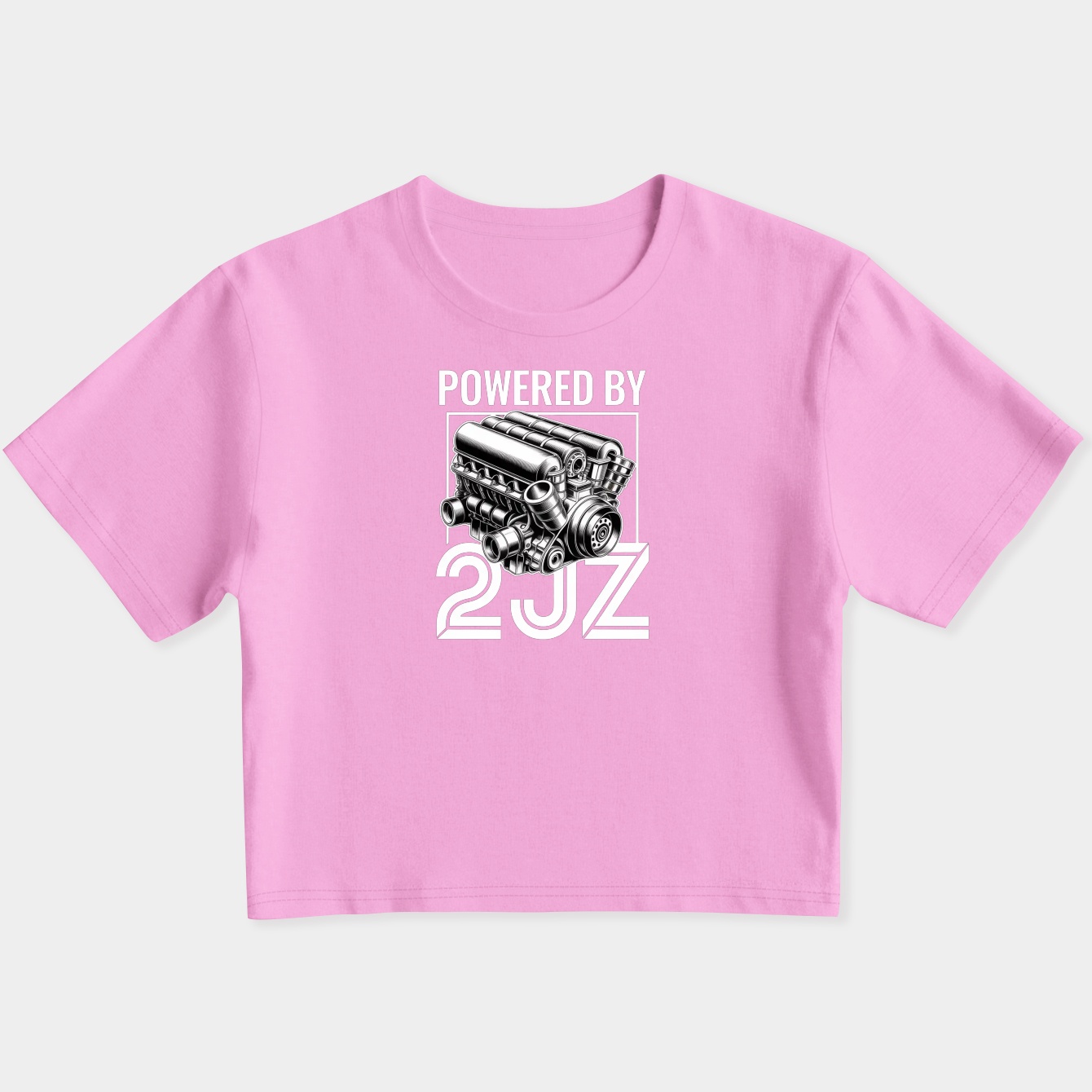 JDM Powered by 2JZ Women's Slim Fit Baby Tee