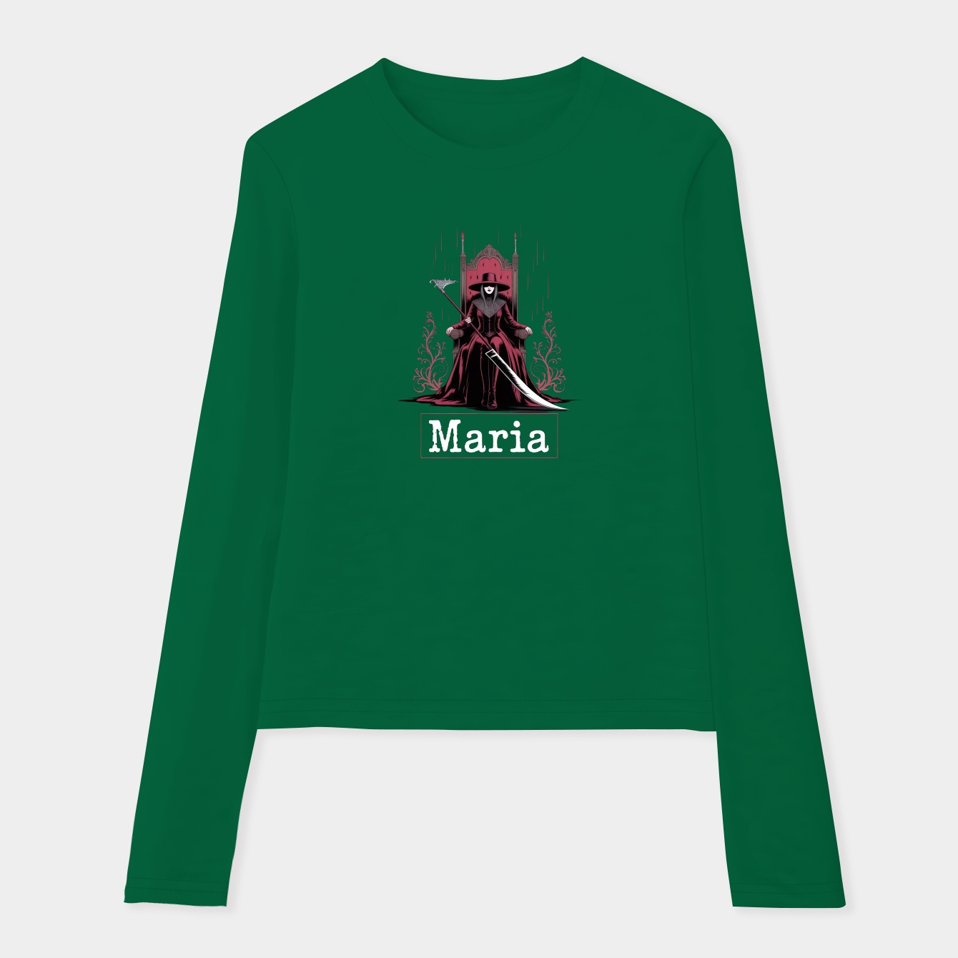 Maria, dear Lady Women's Soft Long Sleeve T-Shirt