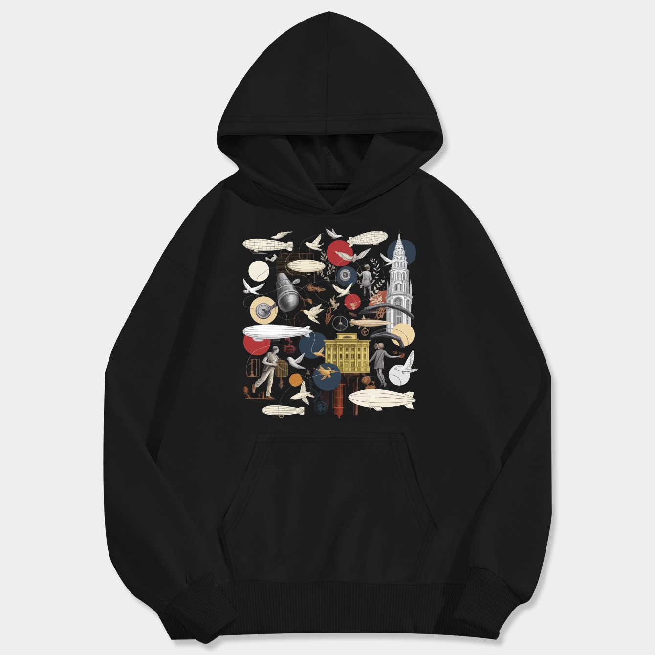 III Black Men's Big & Tall Hoodie