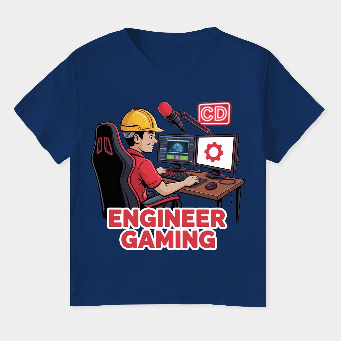 TF2 Engineer Gaming Women's Plus Size V-Neck T-Shirt