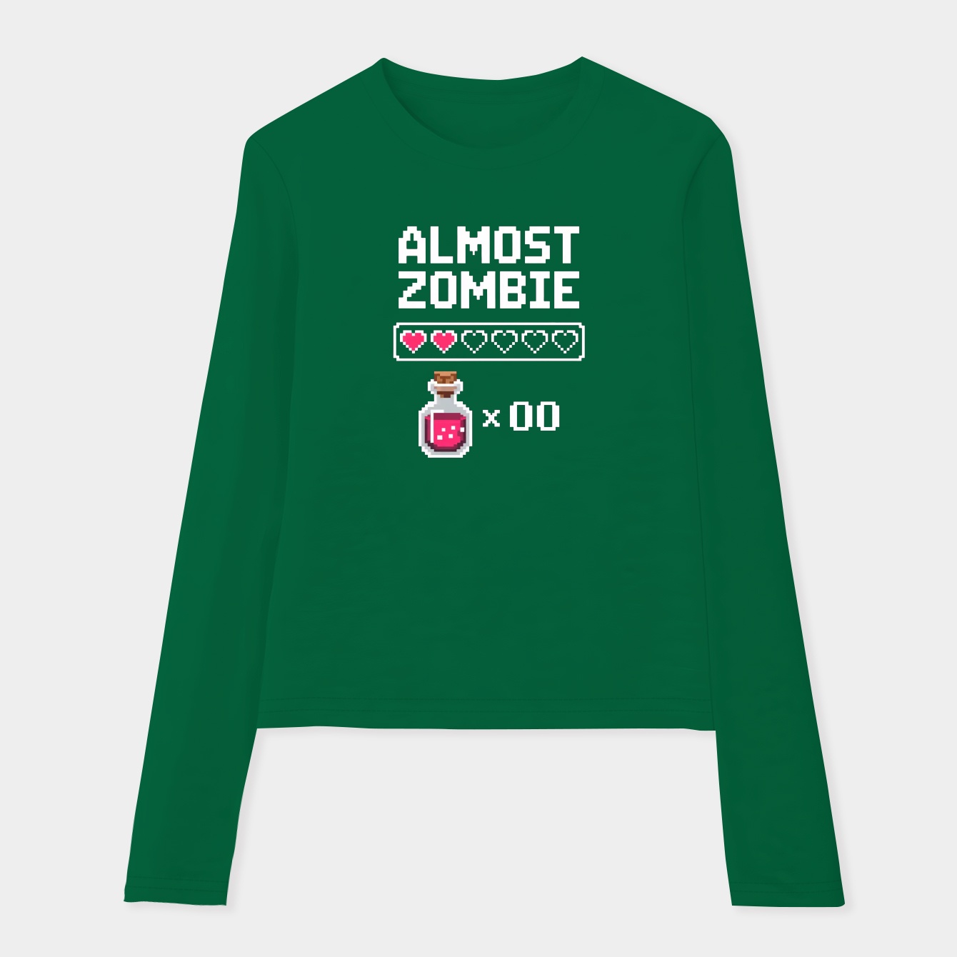 Almost Zombie Women's Soft Long Sleeve T-Shirt