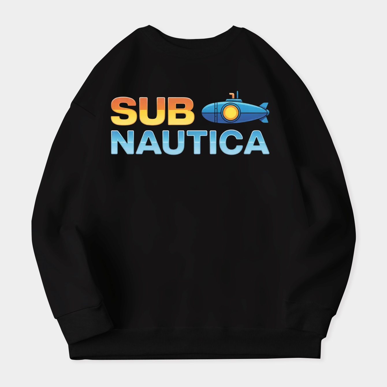 Subnautica Logo Text Design Women's Crewneck Sweatshirt