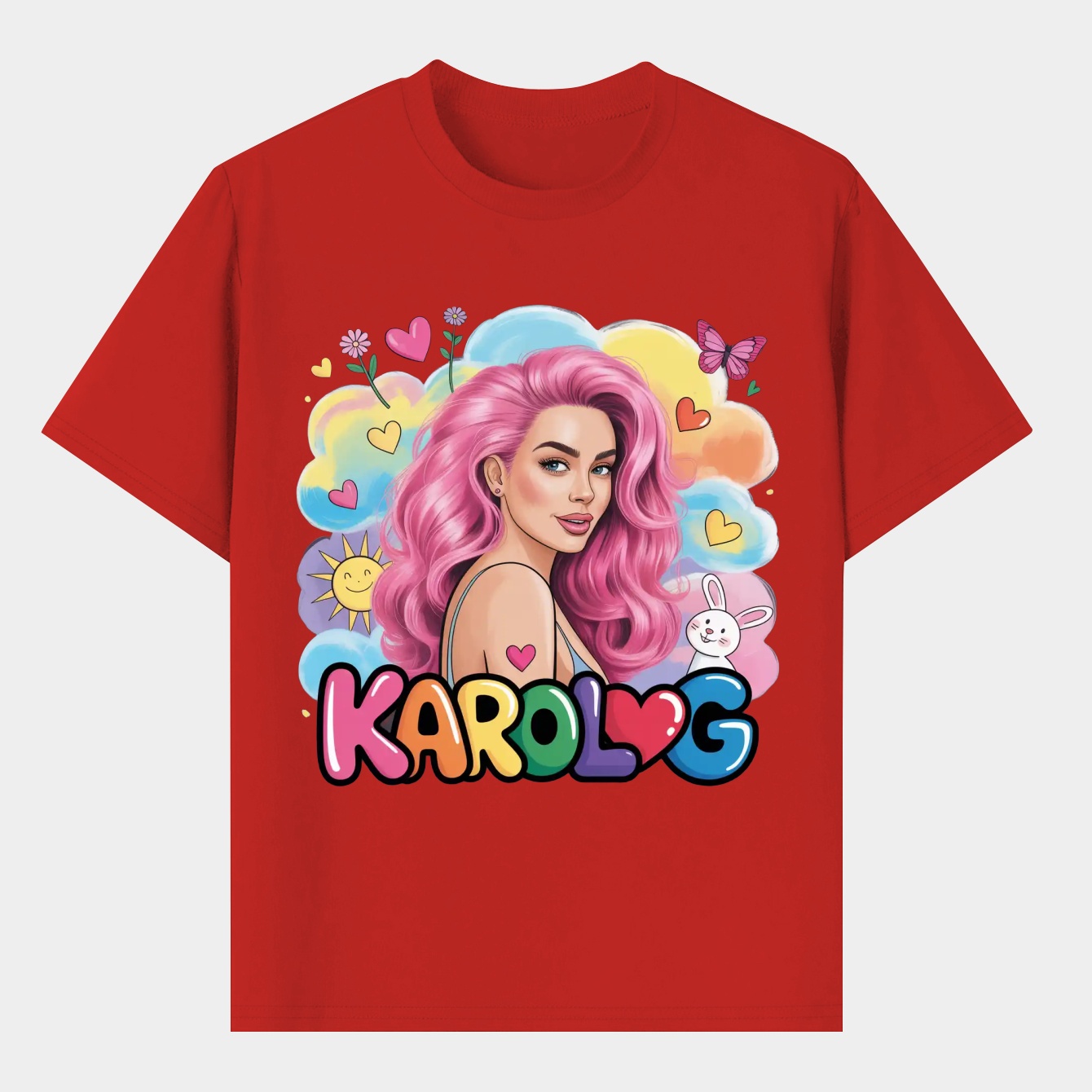 Karol G Pink Men's T-Shirt