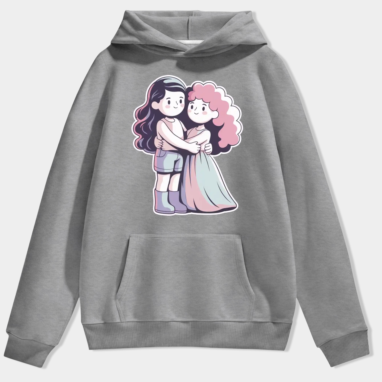 Bubbline cuddling Men's Hoodie
