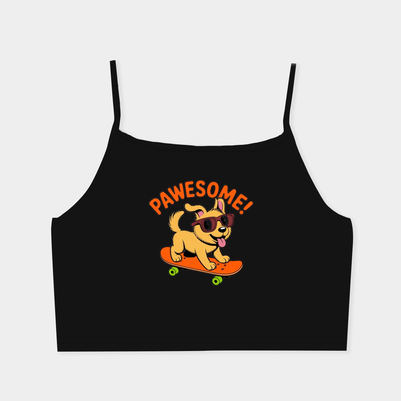 Pawesome Women's  Spaghetti Strap Tank Top