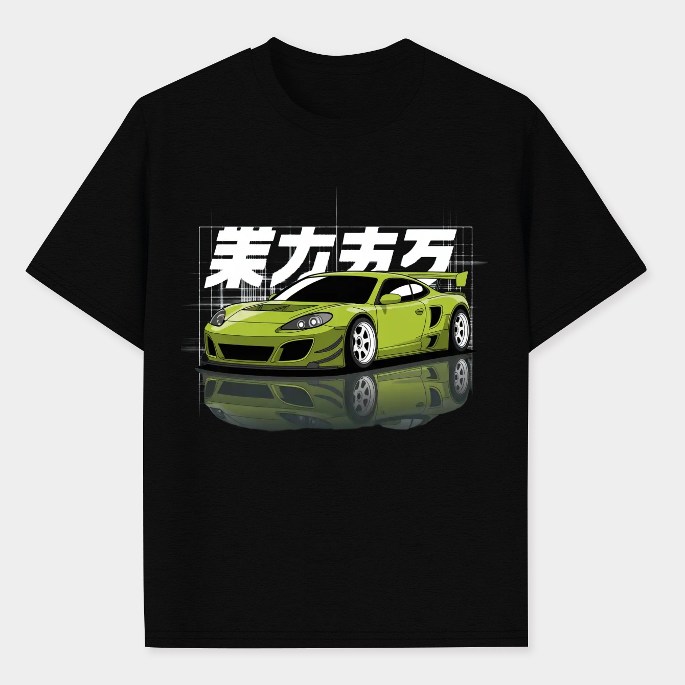 F2F Green Eclipse Men's Performance Athletic T-Shirt