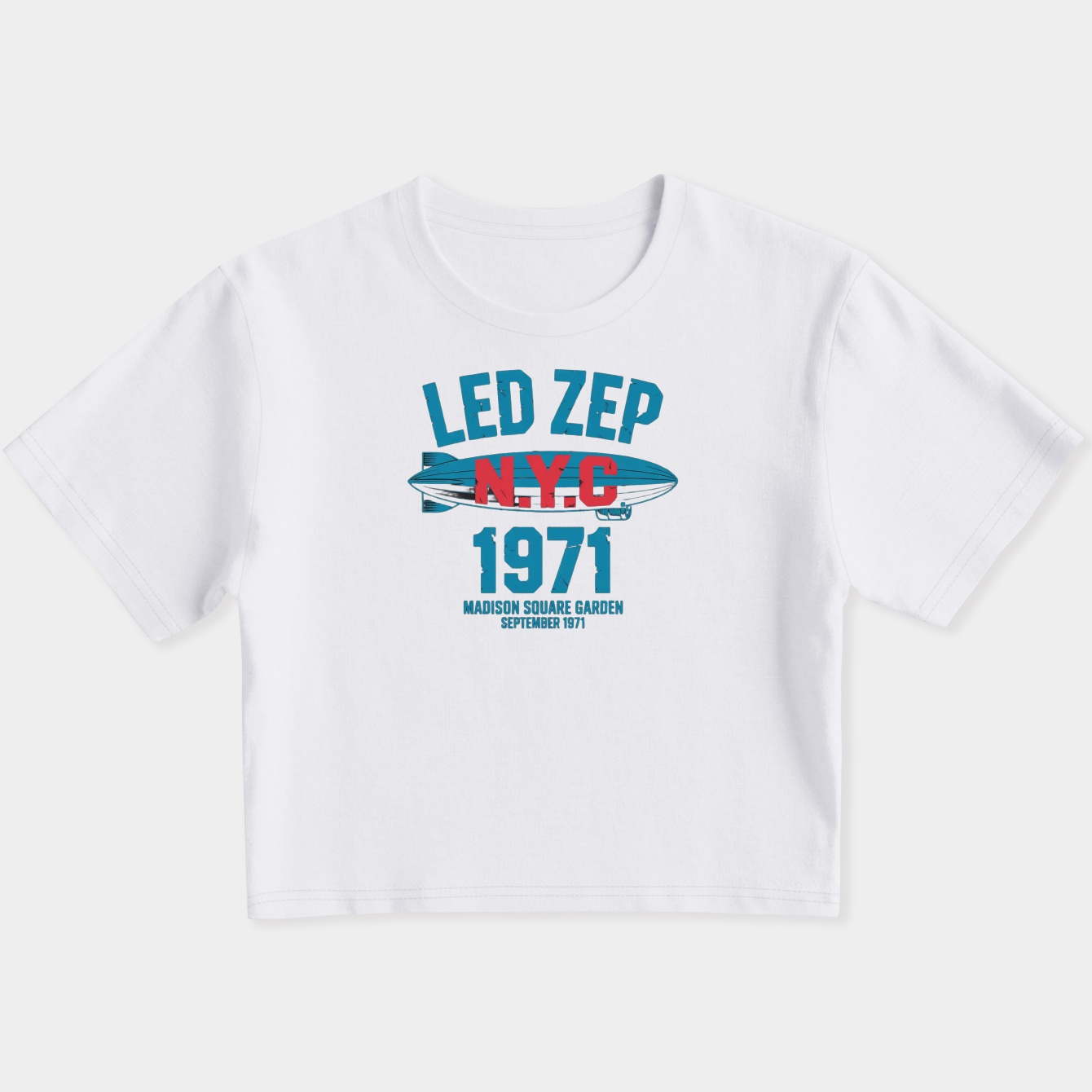 Zep's Timeless Echo Women's Slim Fit Baby Tee