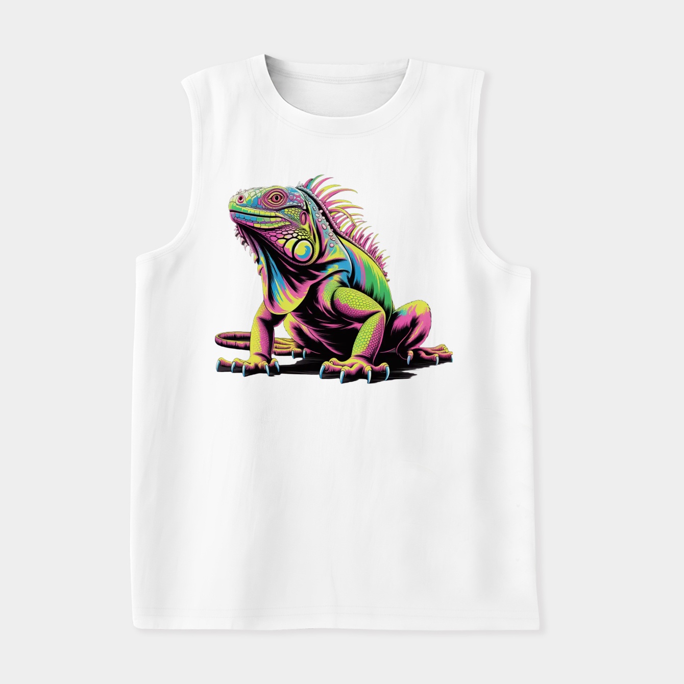 Psychedelic Iguana Women's Soft Tank Top