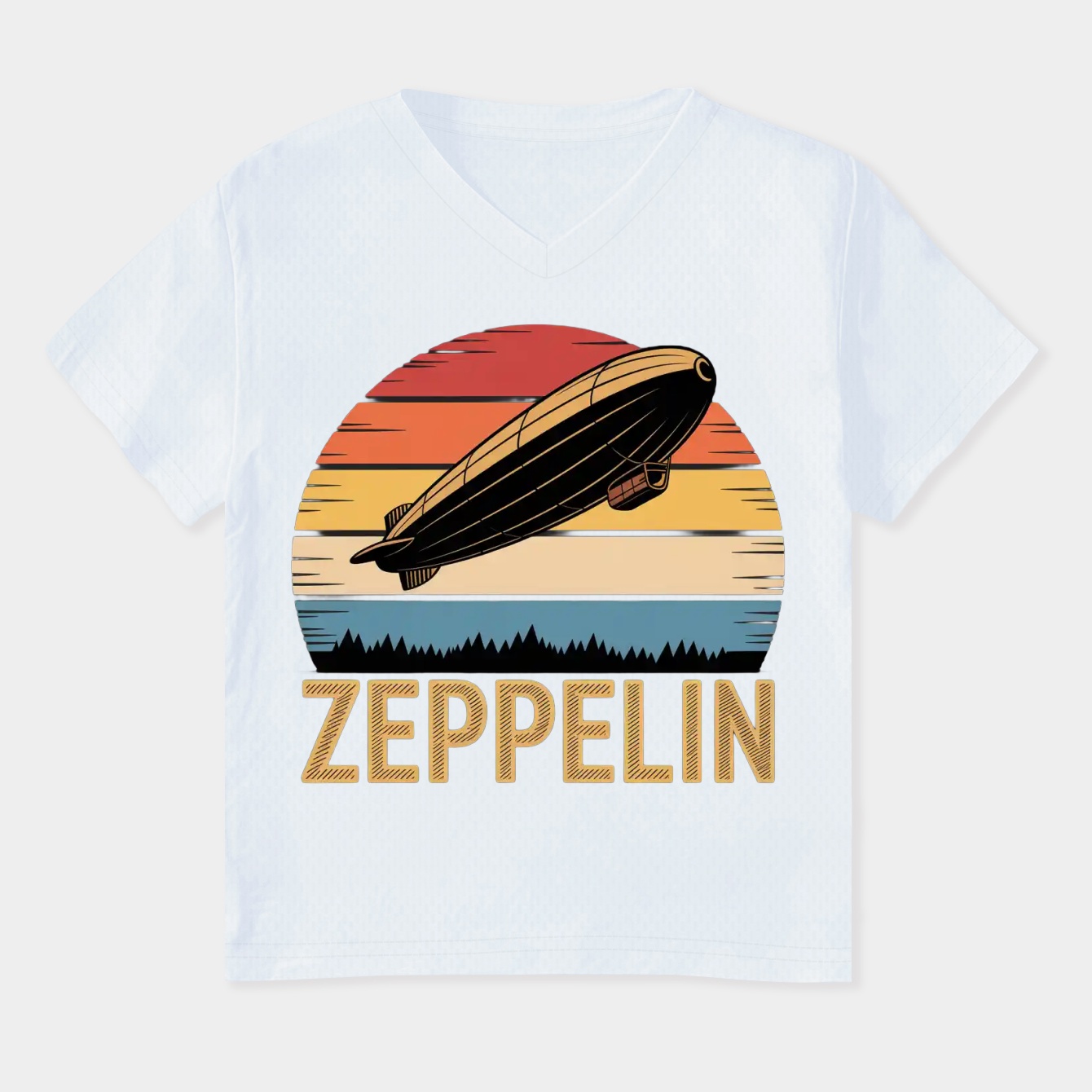 Led Zeppelin Women's Plus Size V-Neck T-Shirt