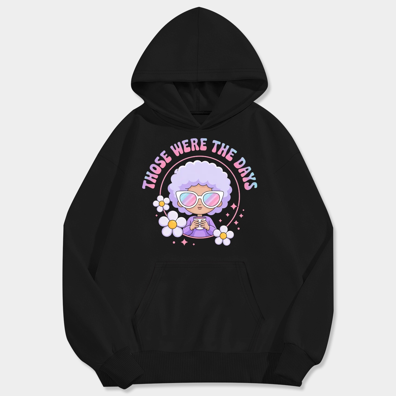 Pixar Inside Out 2 Nostalgia Men's Big & Tall Hoodie