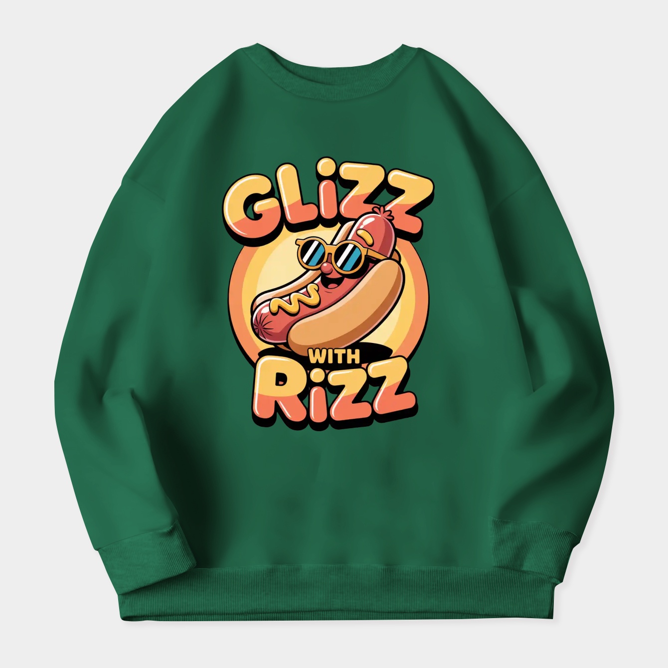 Glizz With Rizz Women's Plus Size Sweatshirt