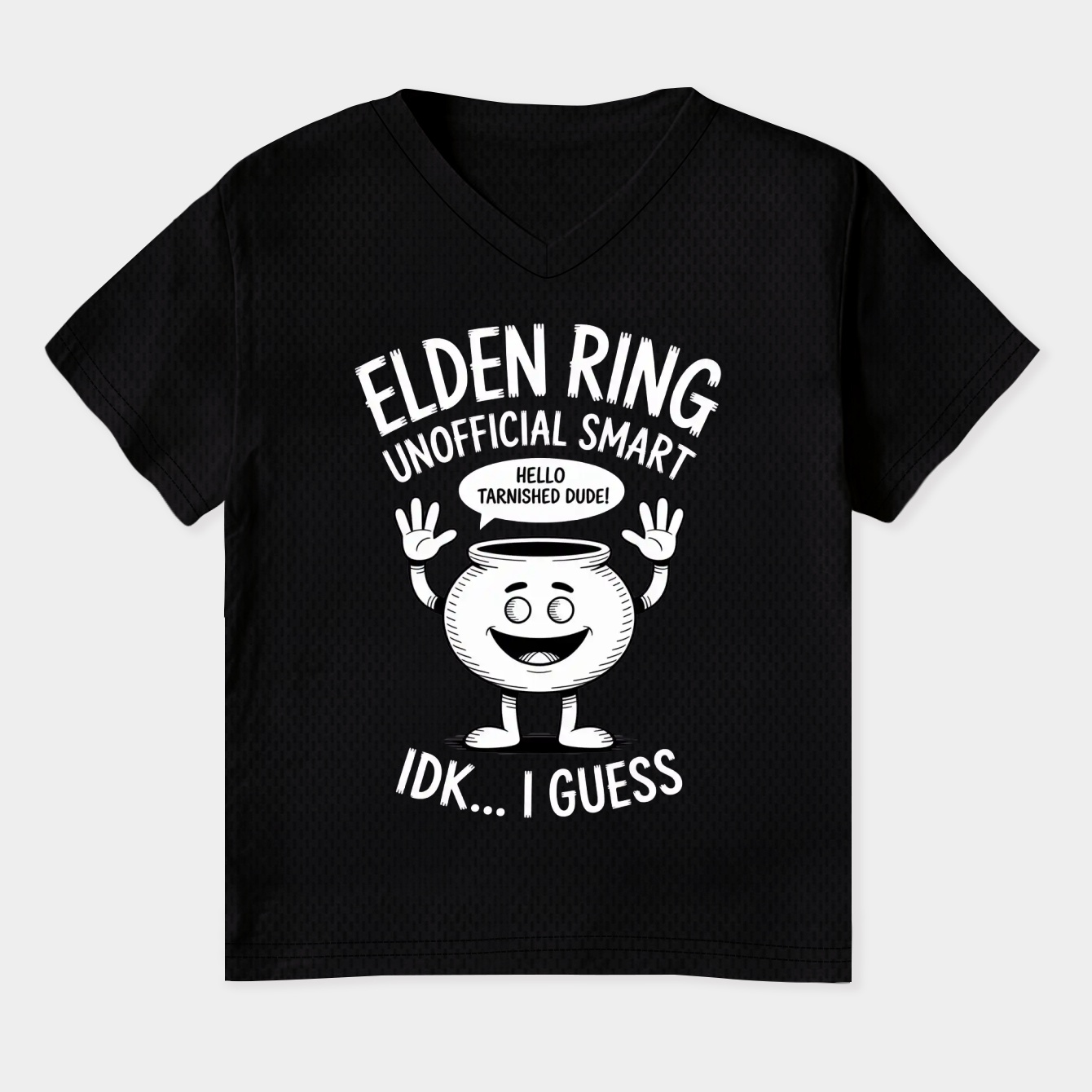 Hello Tarnished Dude Women's Plus Size V-Neck T-Shirt