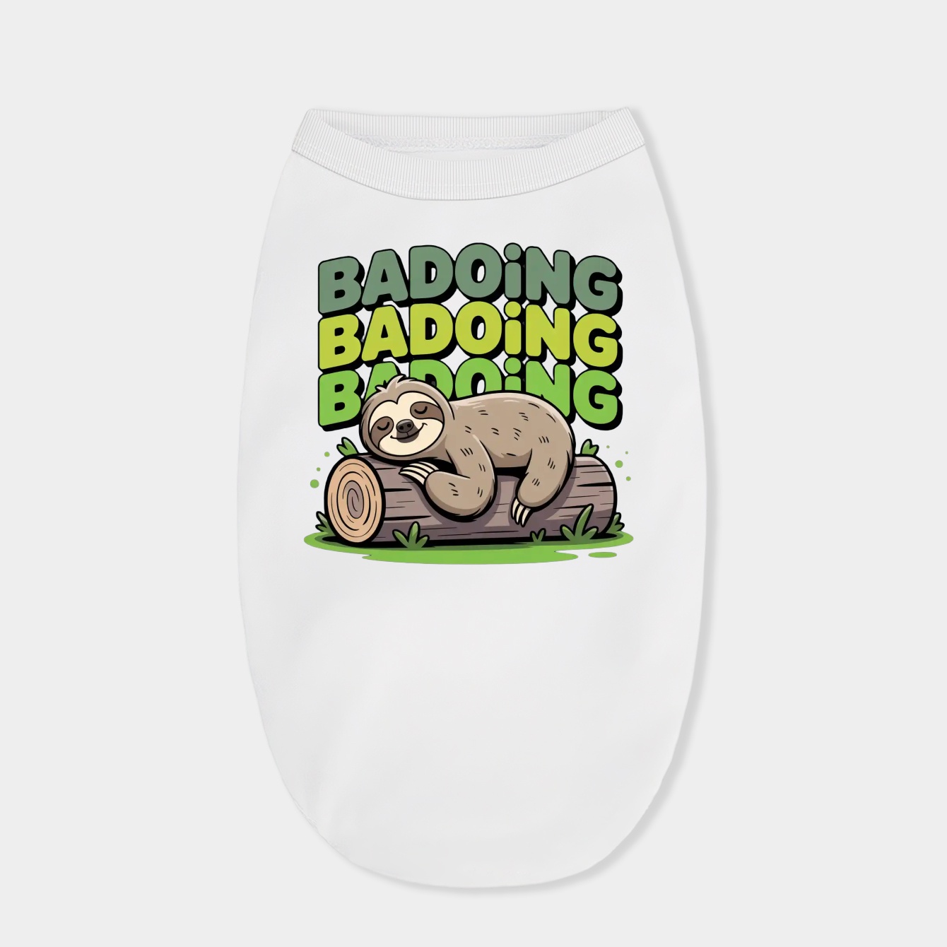 Badoing Sloth Dog Shirt