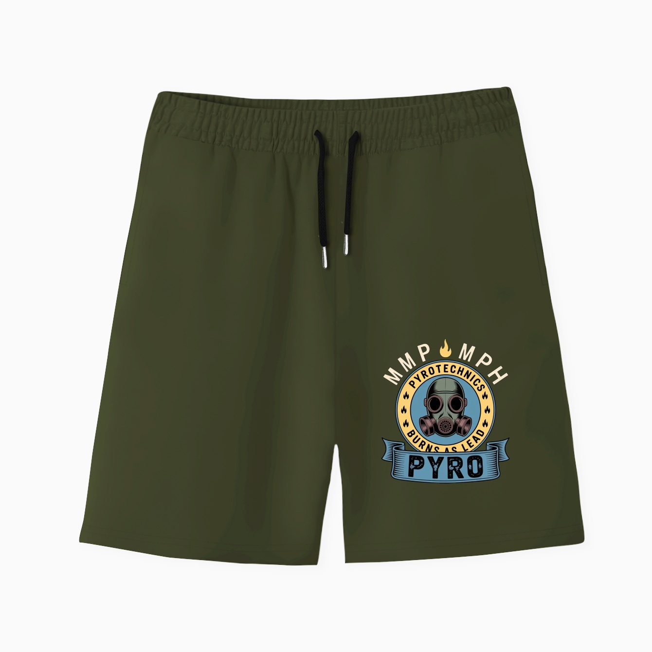 PYRO - BLUE TEAM Men's Quick-Dry Athletic Shorts