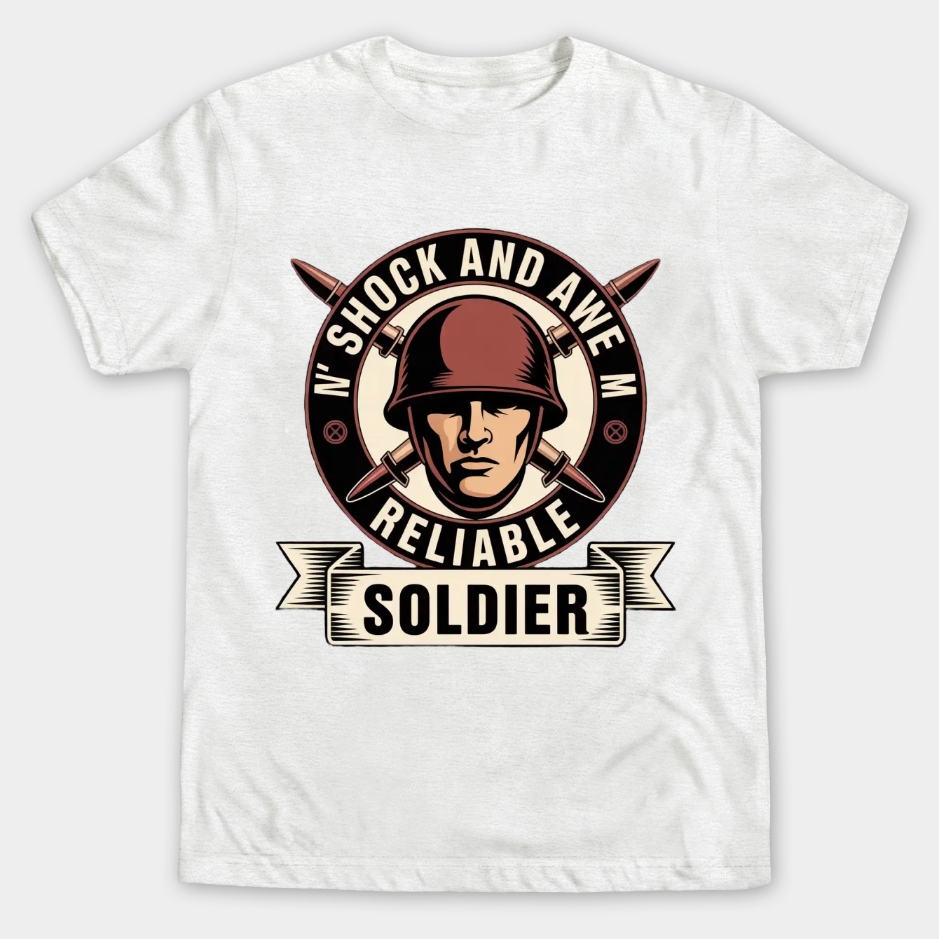 Soldier - Red Team Men's Big & Tall T-shirt