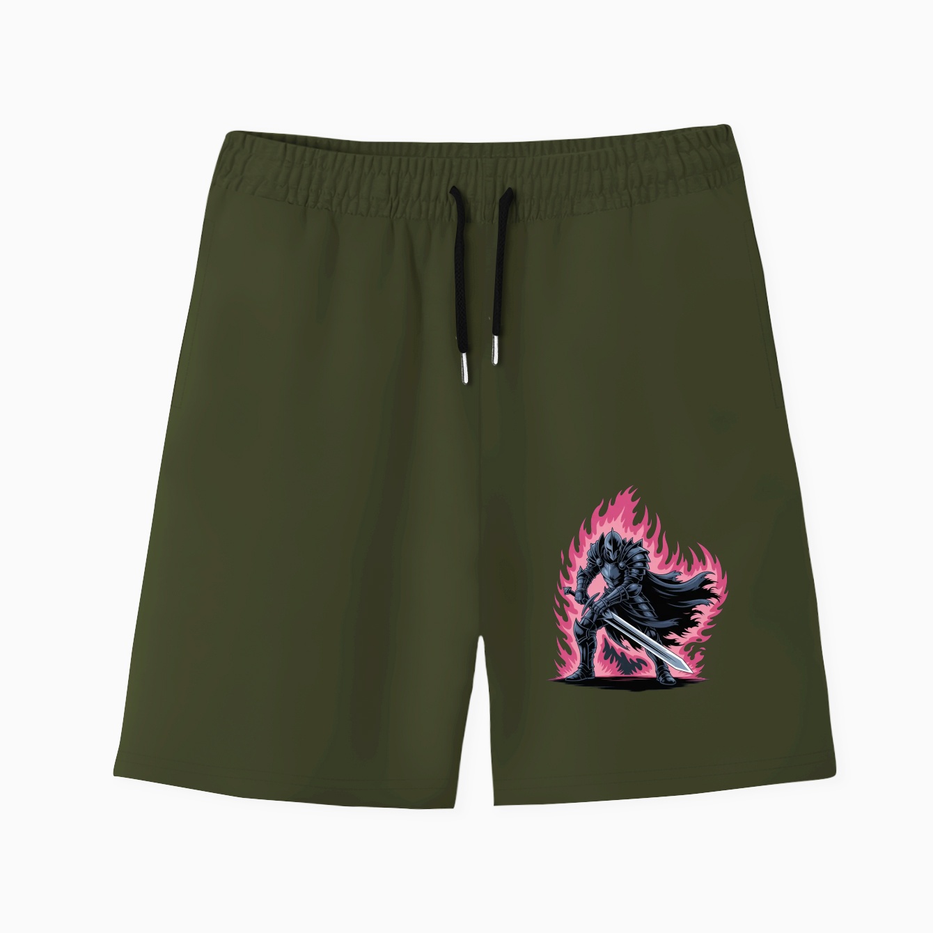 dark soul shadow flame Men's Quick-Dry Athletic Shorts