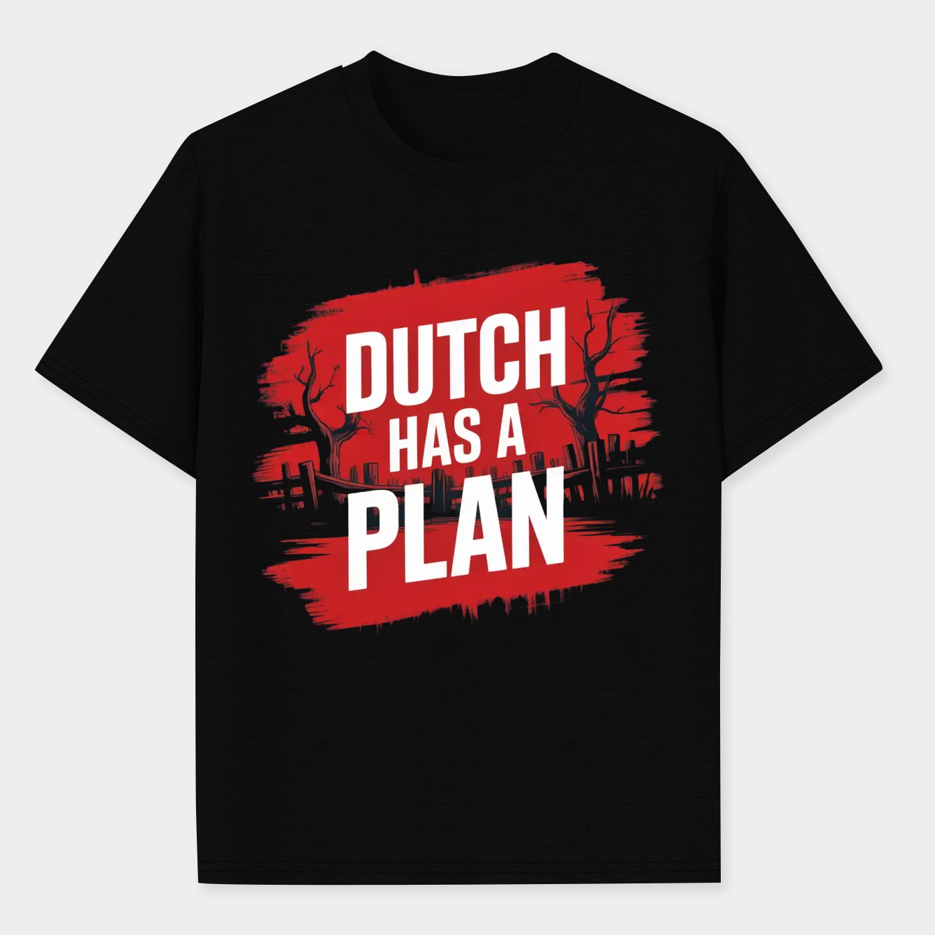 Dutch Has a Plan Men's Performance Athletic T-Shirt