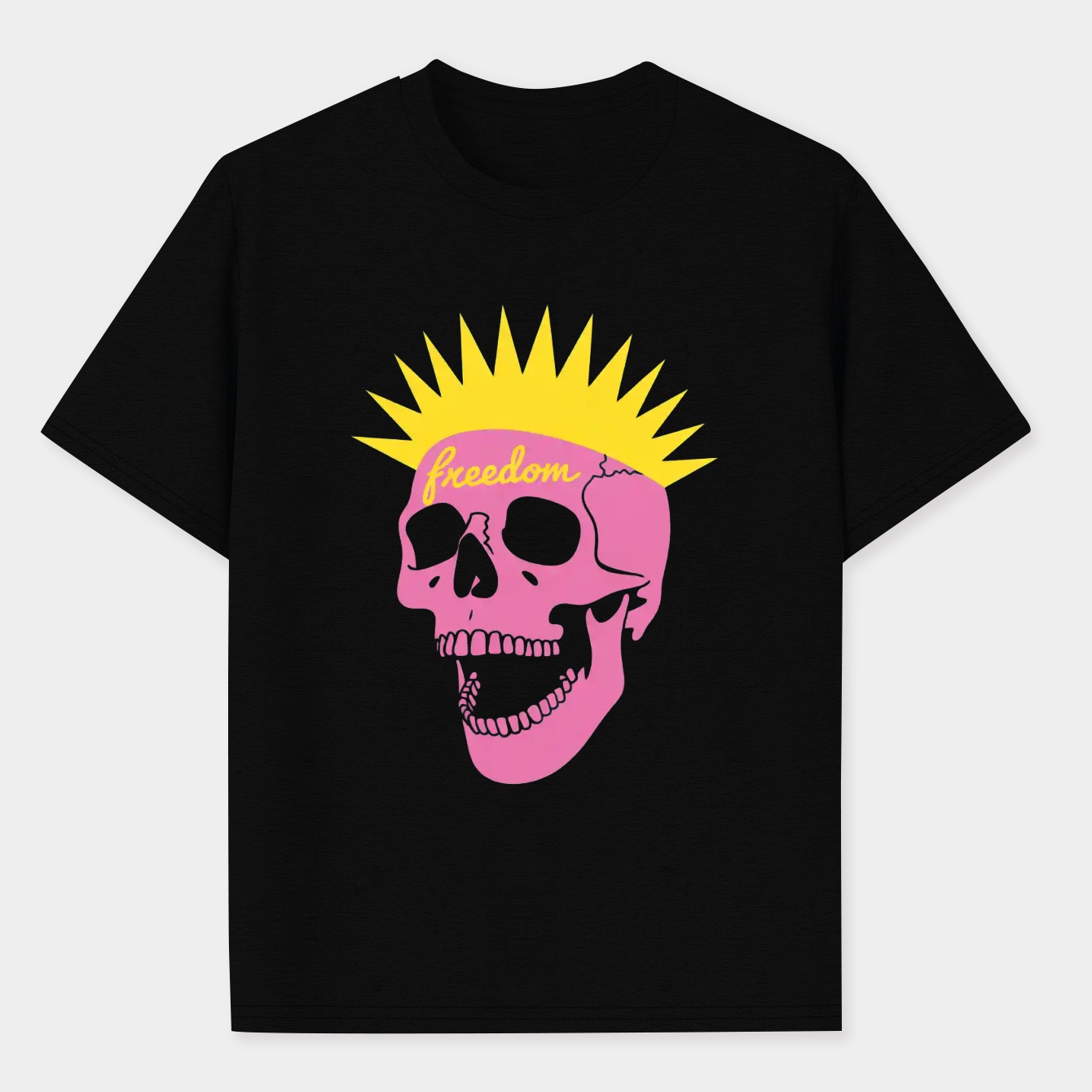 FREEDOM SKULL Men's Performance Athletic T-Shirt