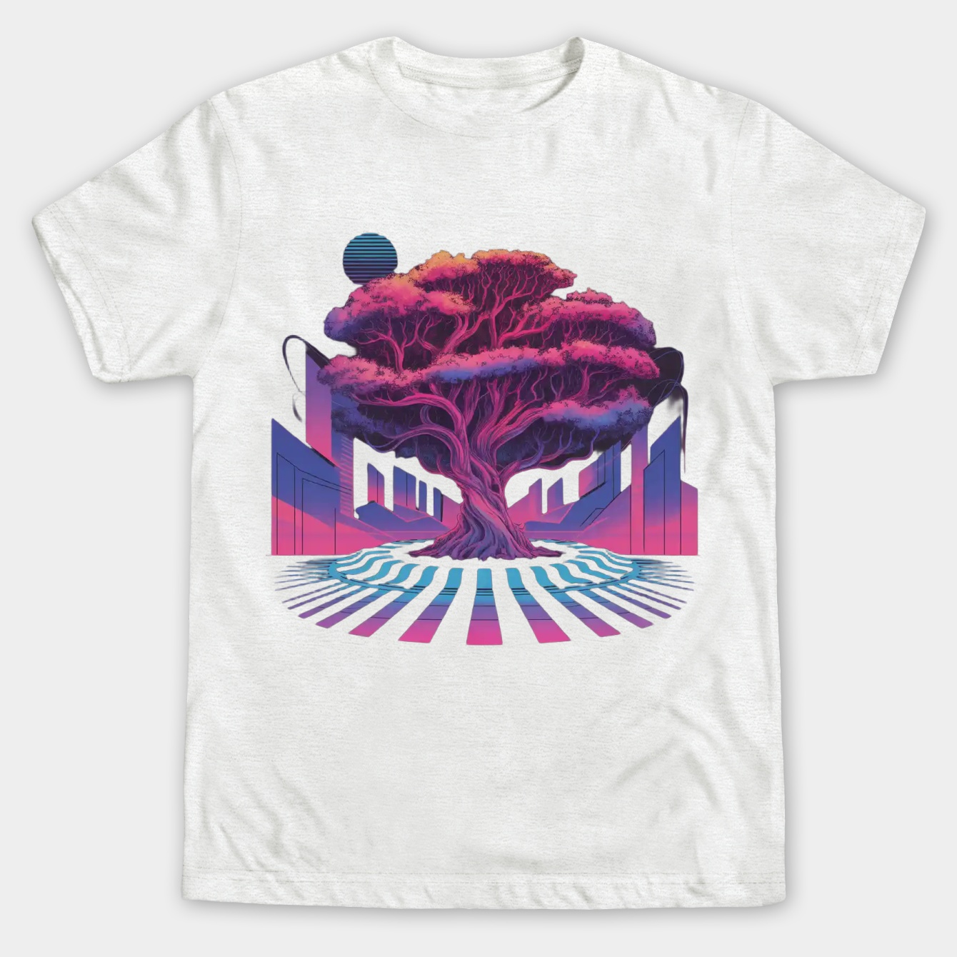 Elden Ring Lands Between Retro Wave Men's Big & Tall T-shirt