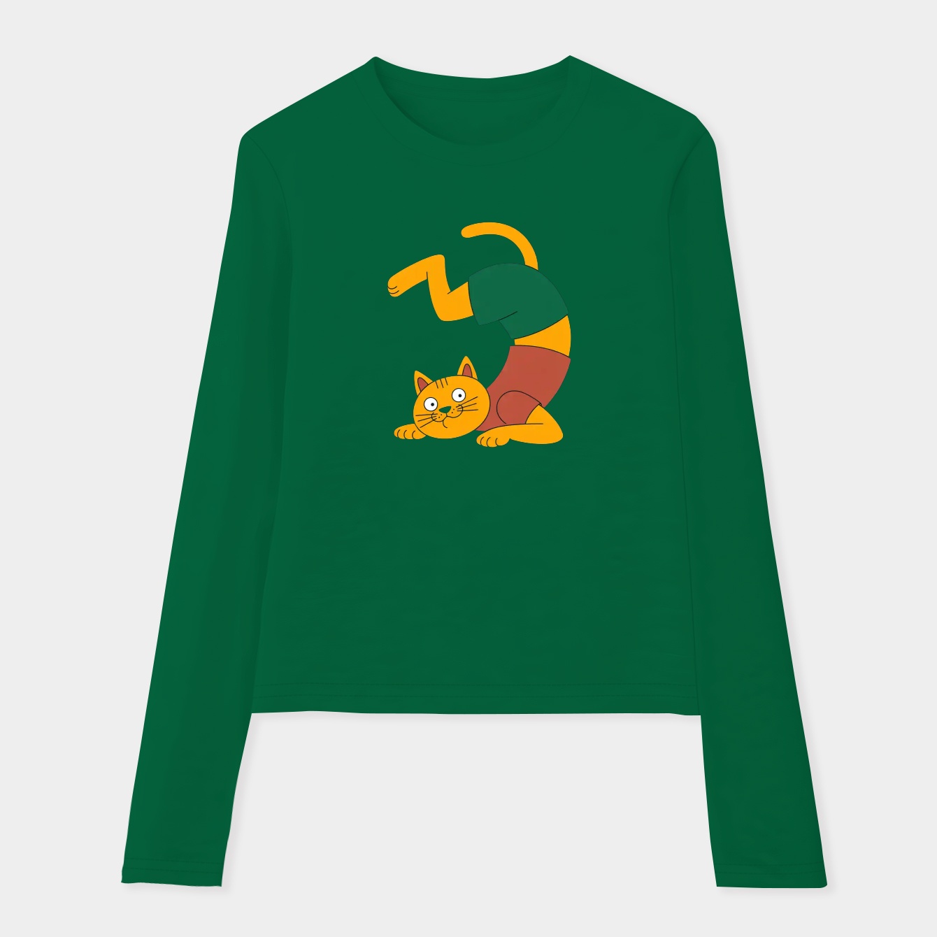 naughty cat Women's Soft Long Sleeve T-Shirt