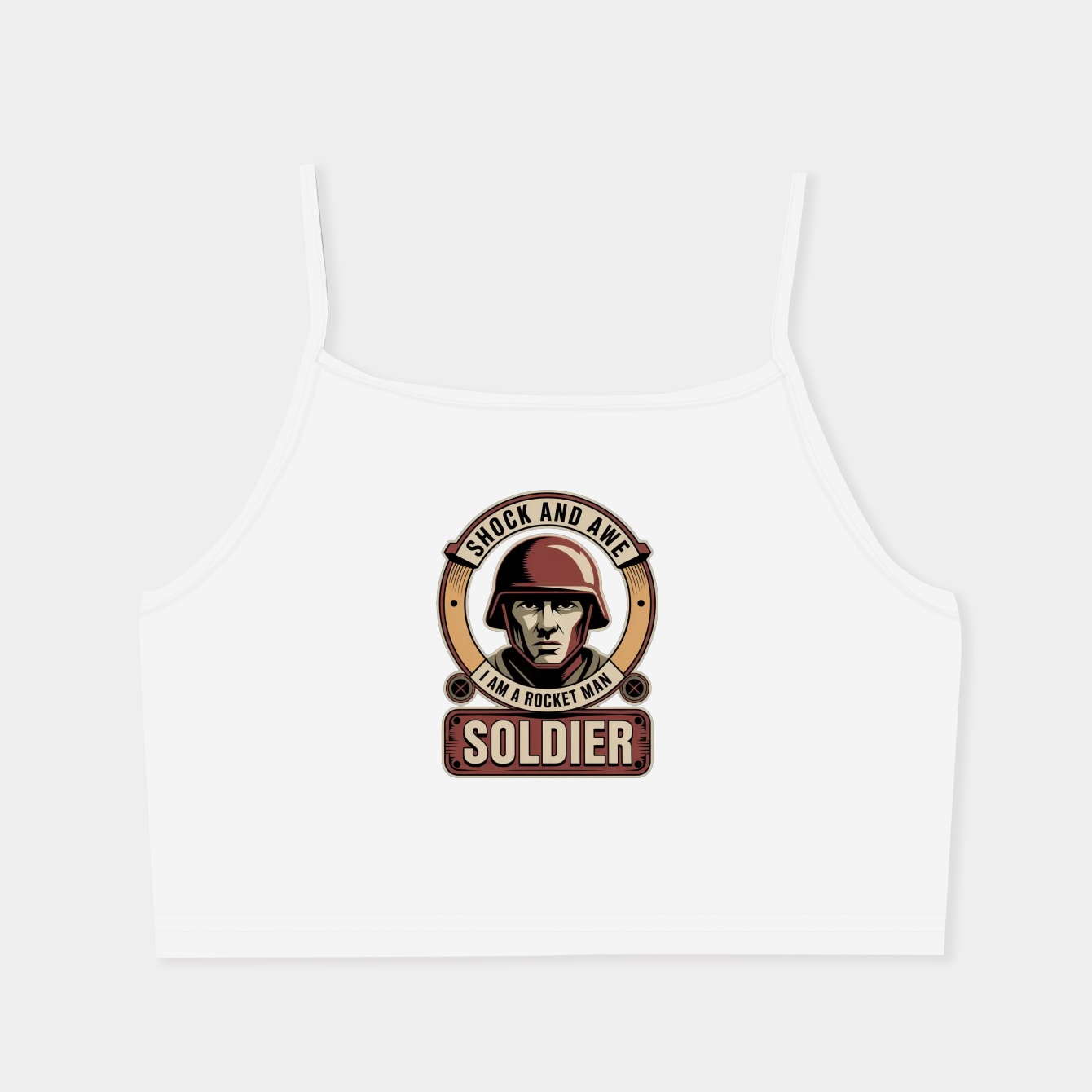 SOLDIER - RED TEAM Women's  Spaghetti Strap Tank Top