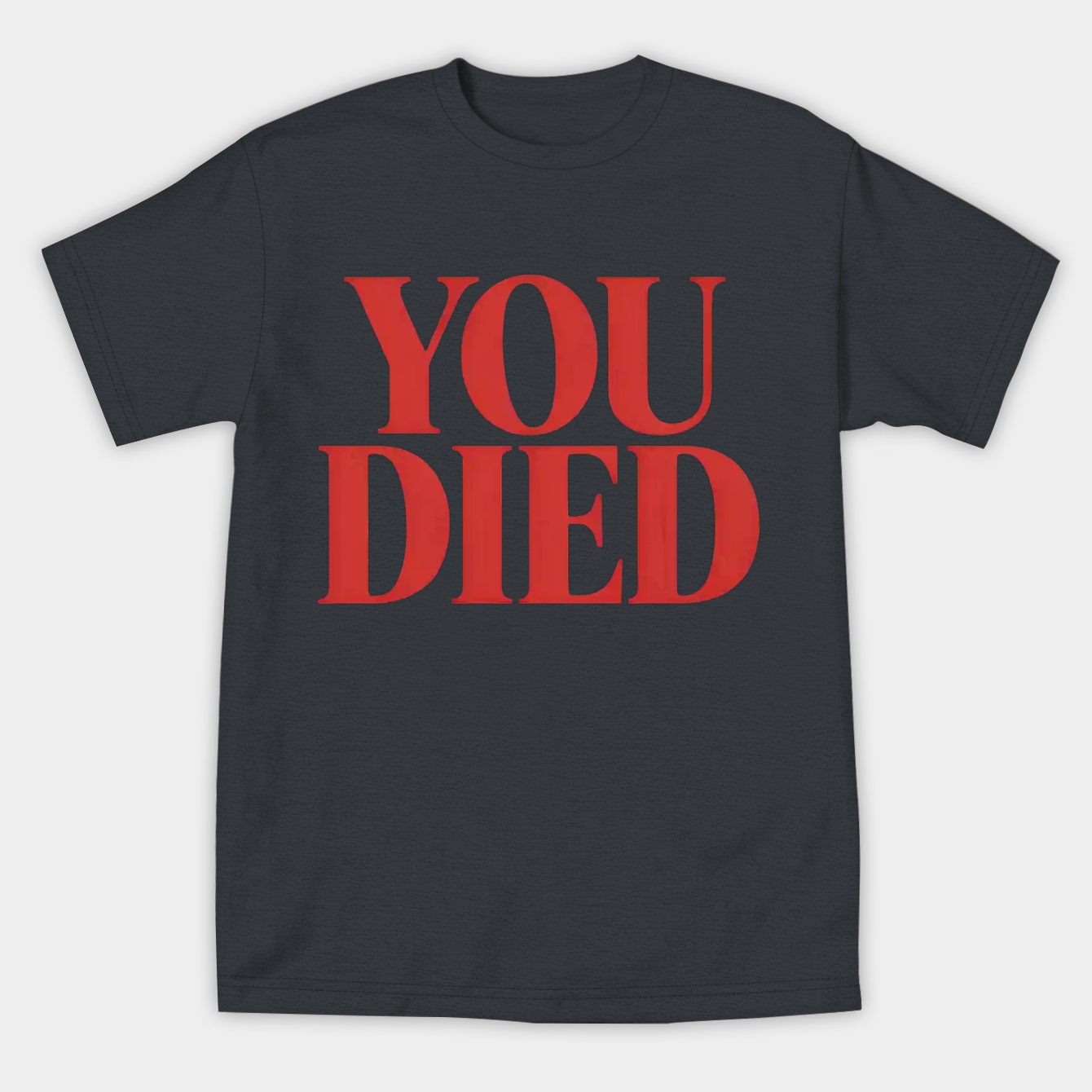 YOU DIED Text Only Women's Athletic Performance T-Shirt