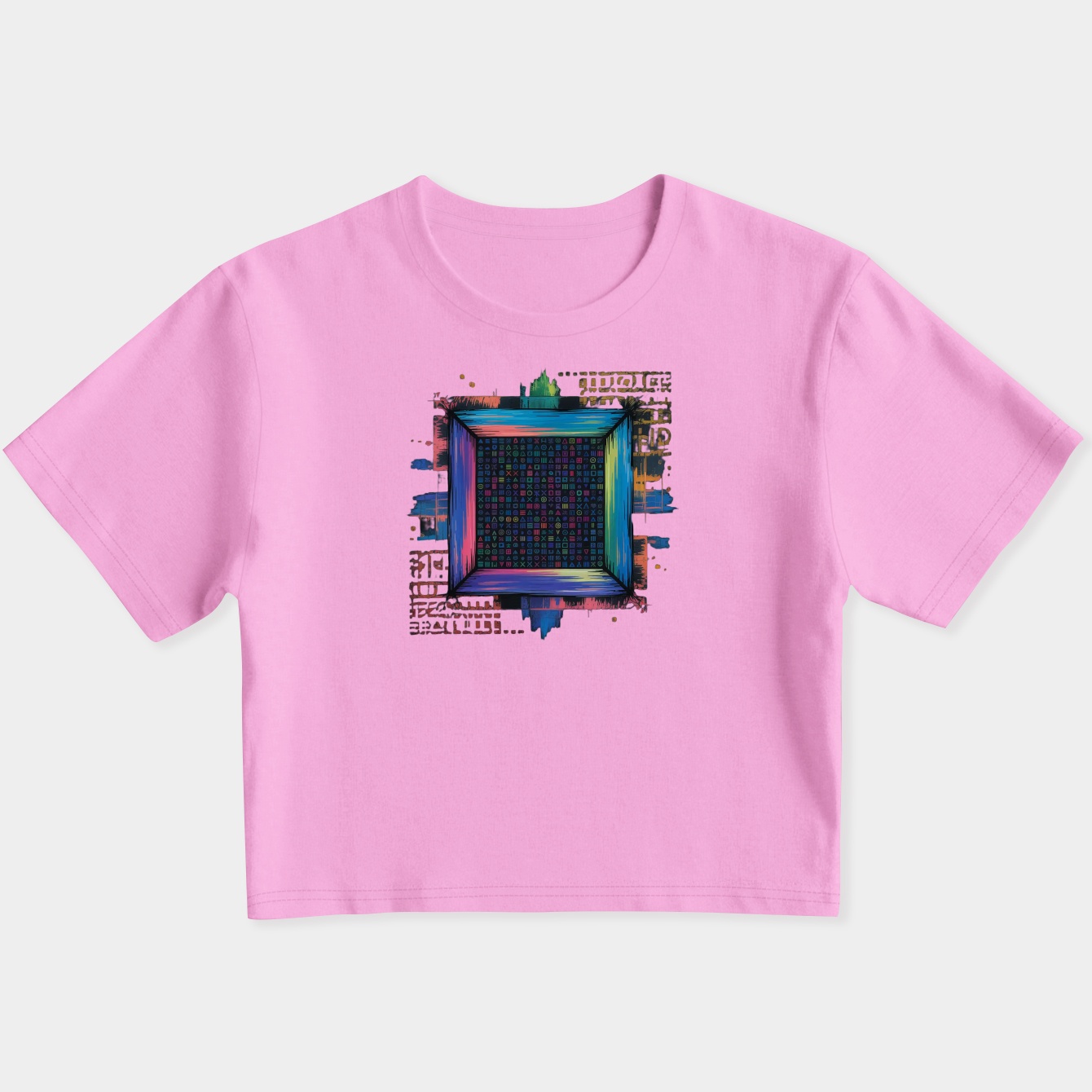 The Symbols Women's Slim Fit Baby Tee