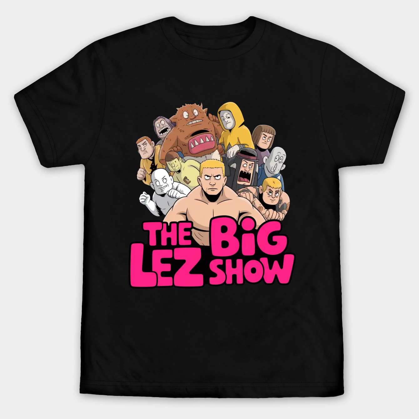 The Big Lez Show Men's Big & Tall T-shirt