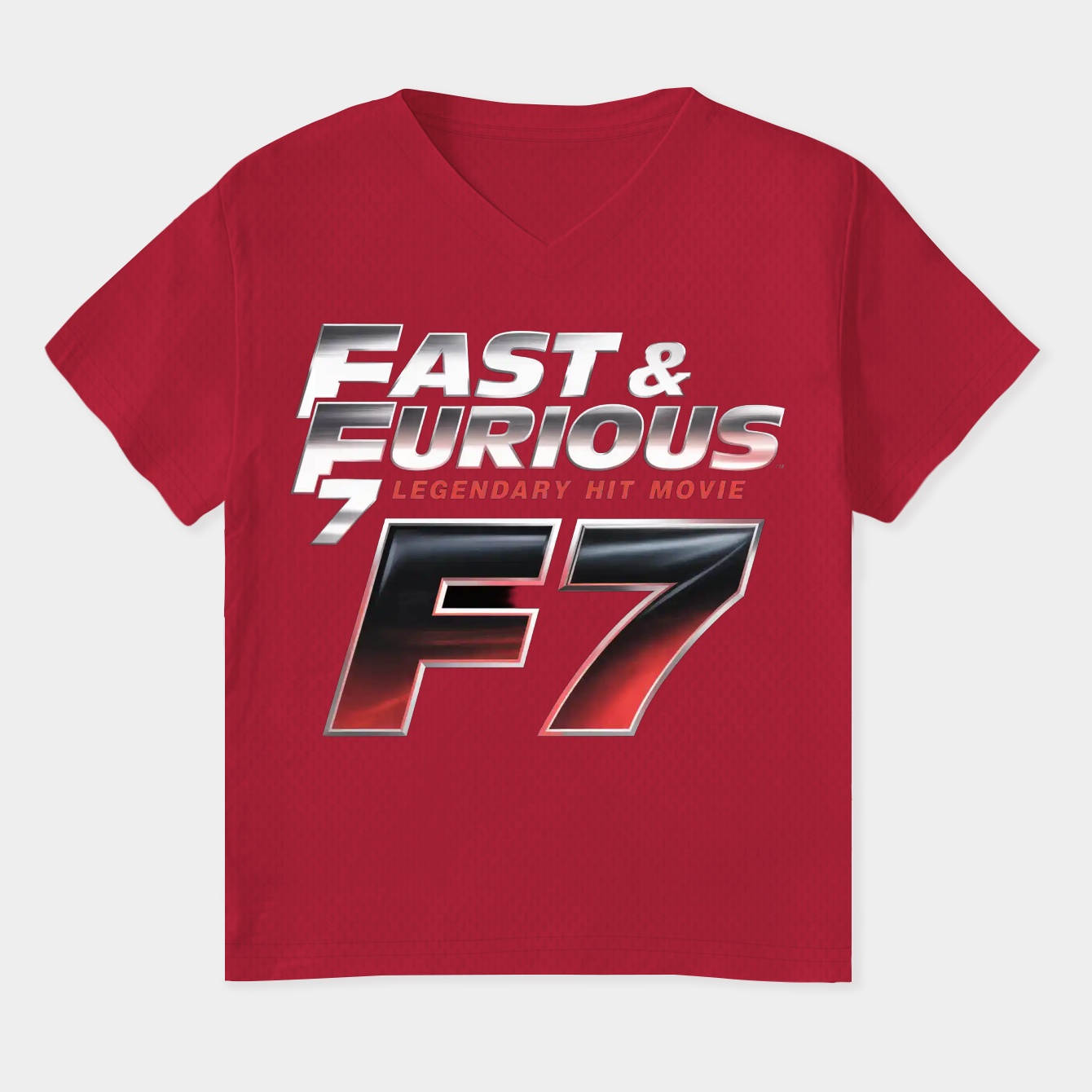 F&F D07 Women's Plus Size V-Neck T-Shirt